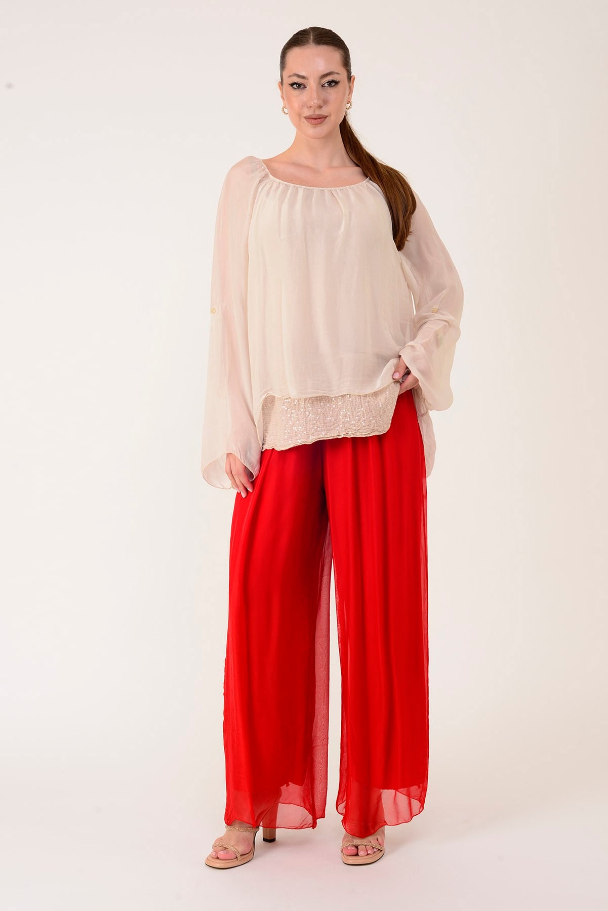 3958 WES İPEK PANTOLON