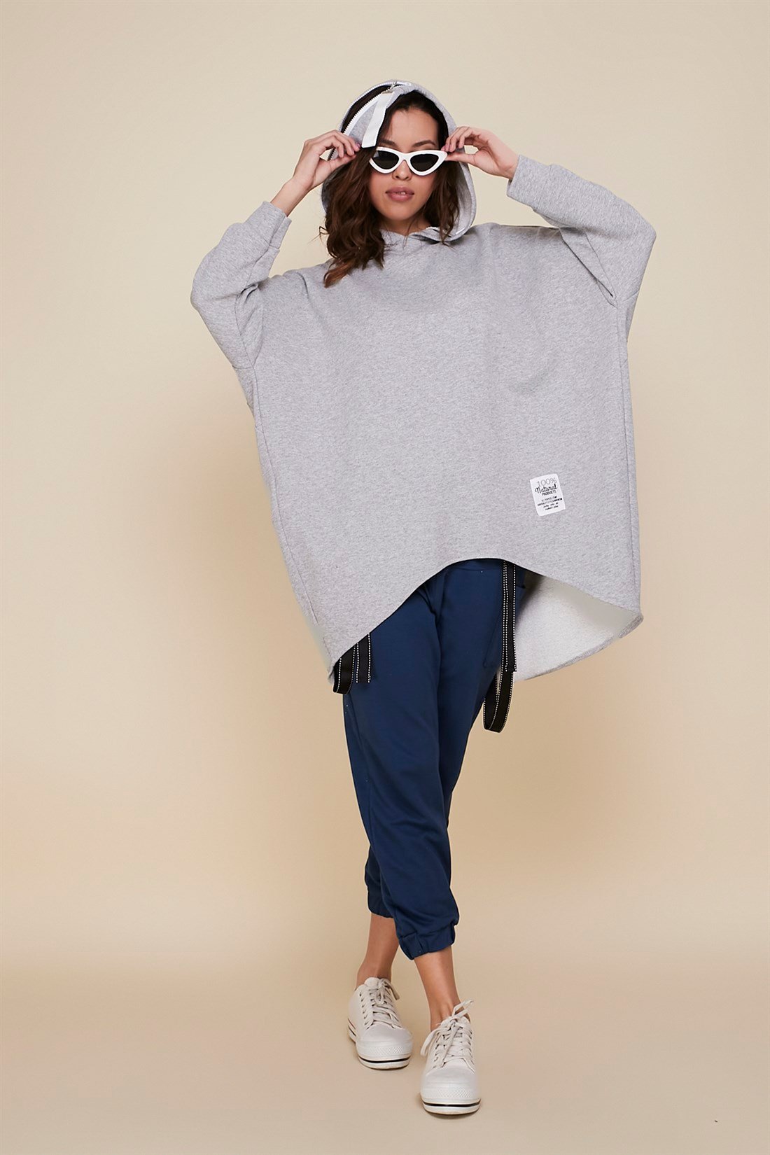 4080 YAZI DESENLİ SWEAT