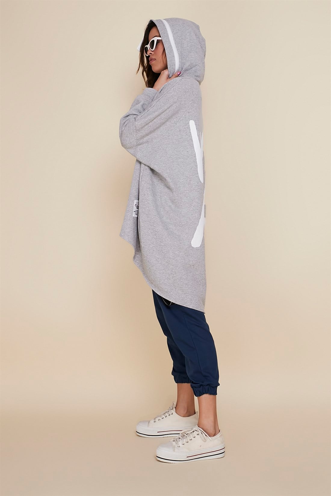 4080 YAZI DESENLİ SWEAT
