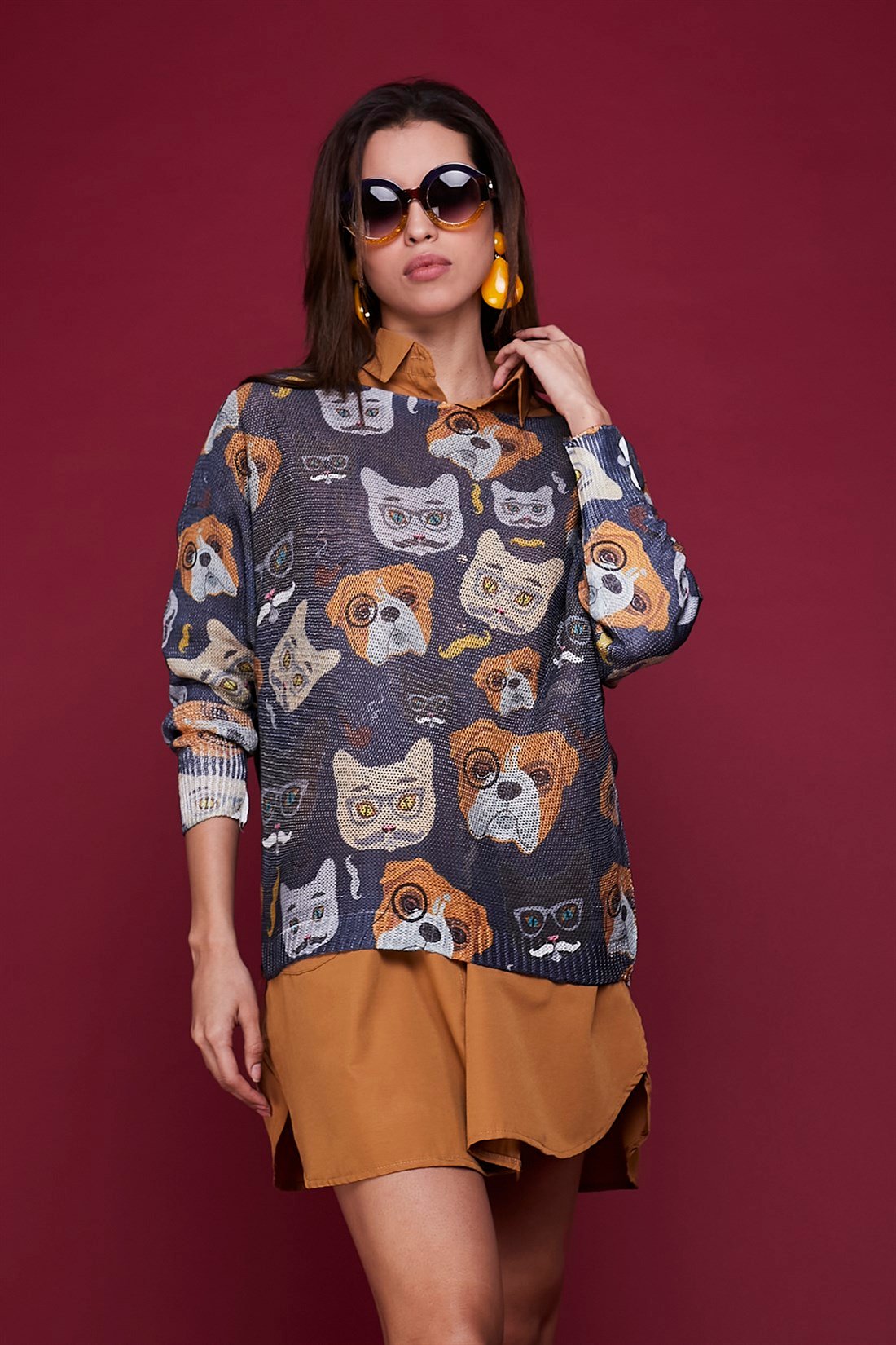5013-12 HOLLY BLUZ