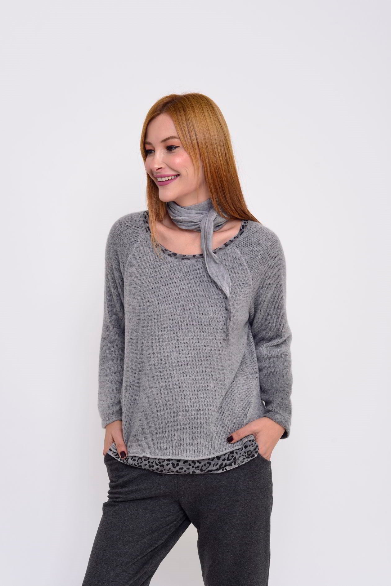 5096 FULAR DETAYLI 2 Lİ TRİKO