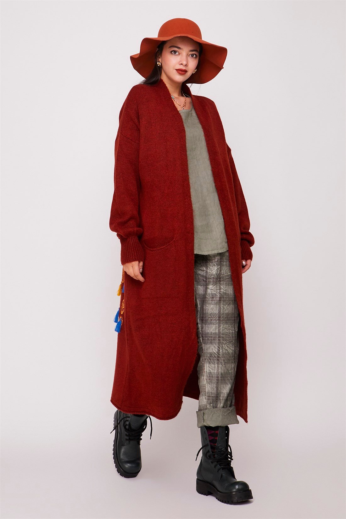 513 SIRT DETAYLI TRİKO HIRKA