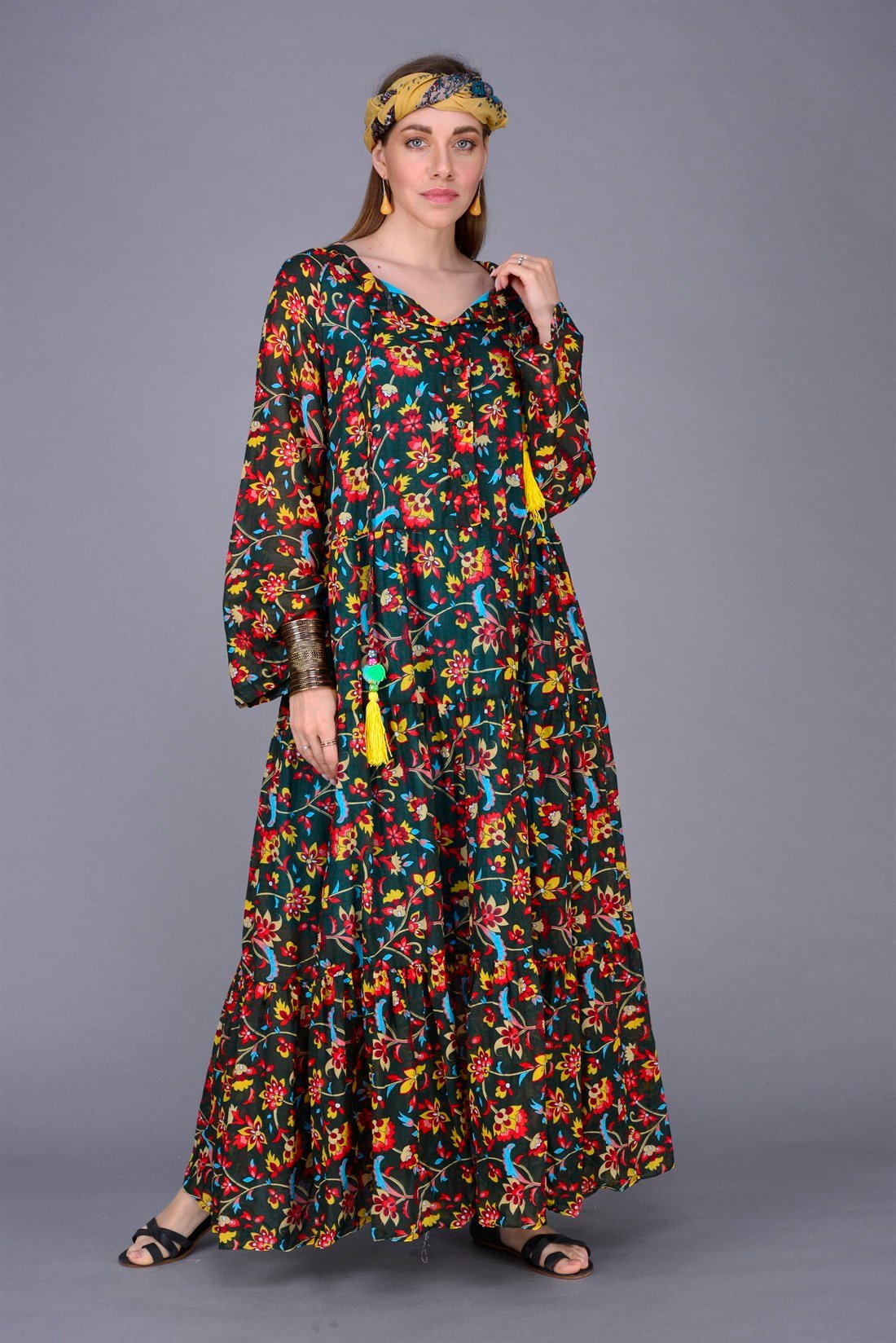 541 MONİCA BOHO ELBİSE