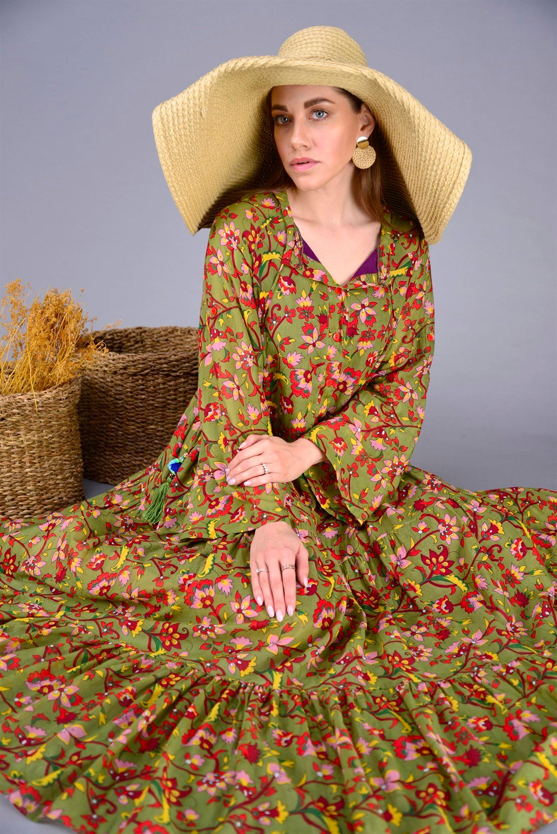 541 MONİCA BOHO ELBİSE