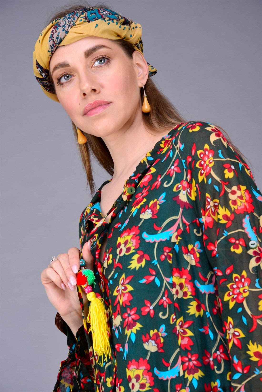 541 MONİCA BOHO ELBİSE