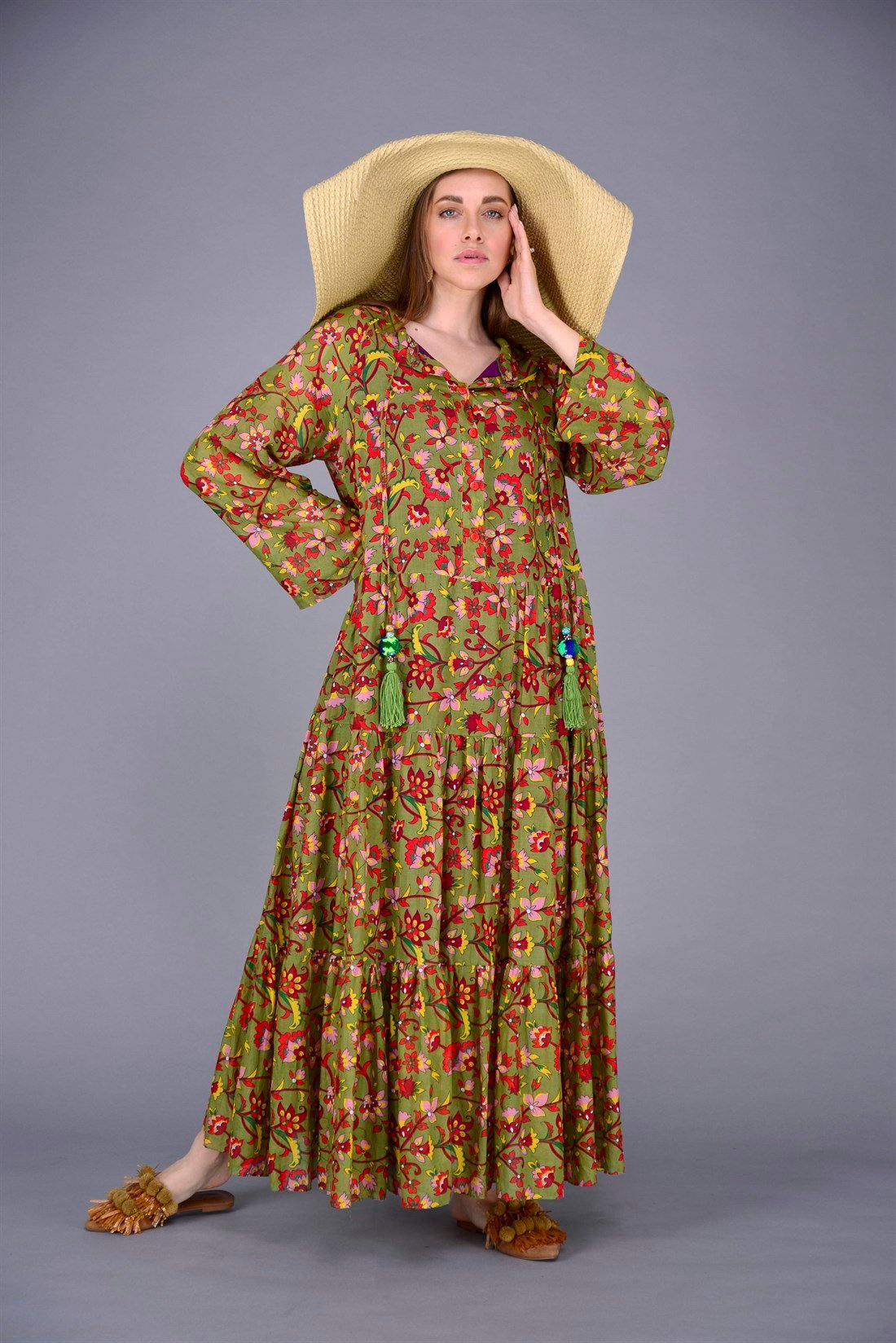 541 MONİCA BOHO ELBİSE
