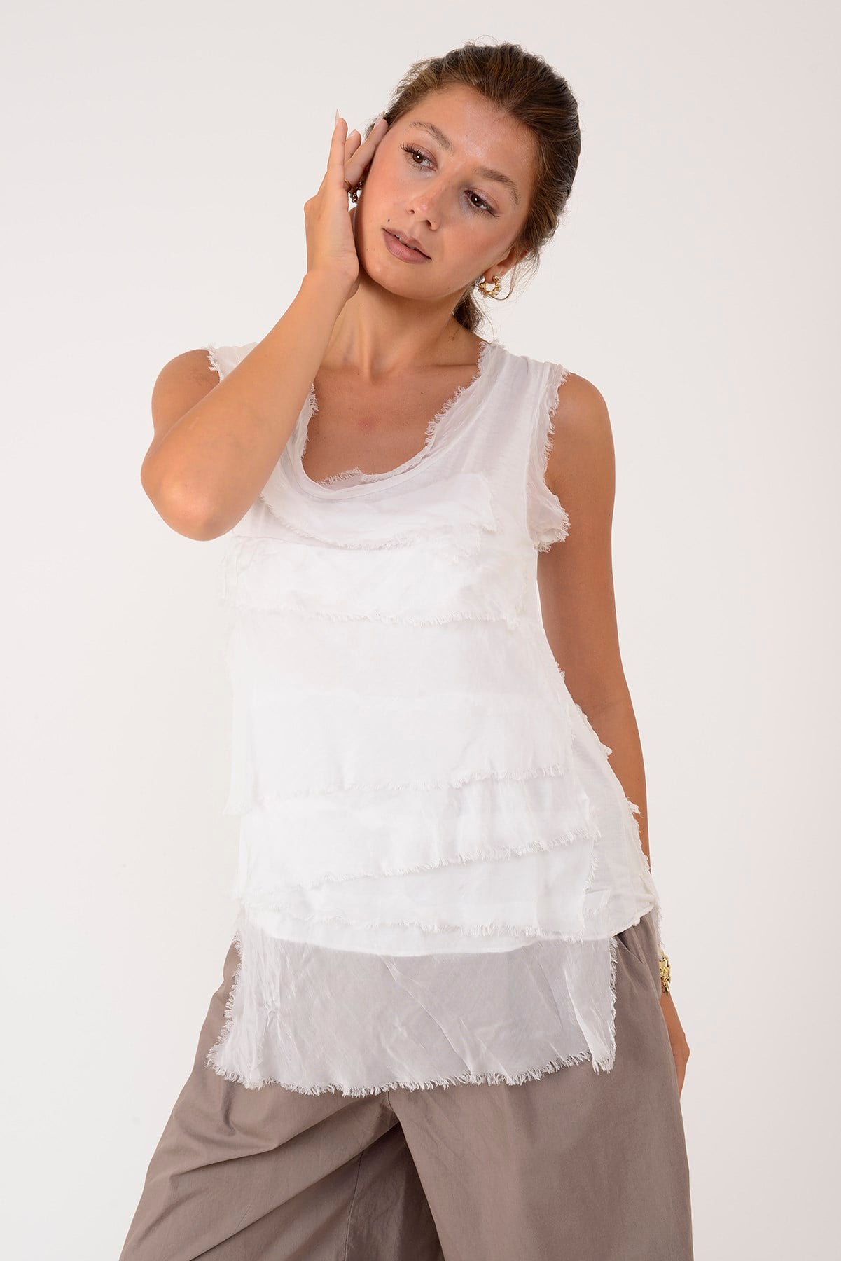 60018 KAT KAT İPEK BLUZ