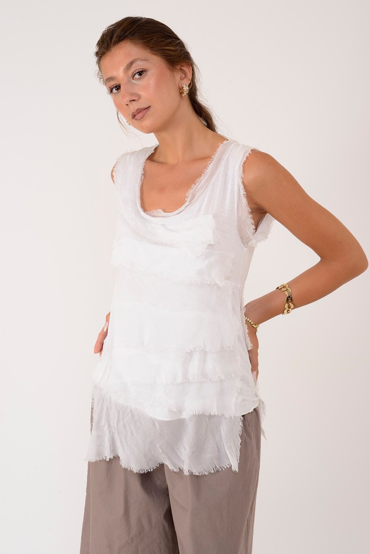 60018 KAT KAT İPEK BLUZ