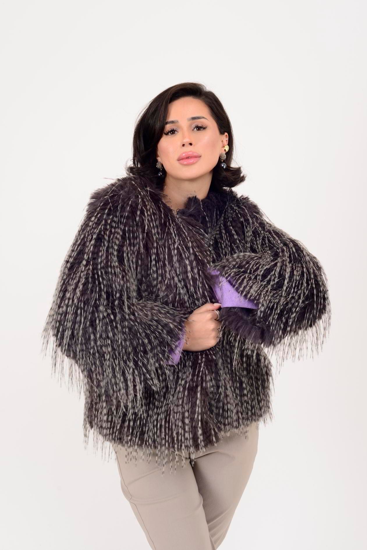 60946 VIOLA DÖKÜMLÜ KÜRK