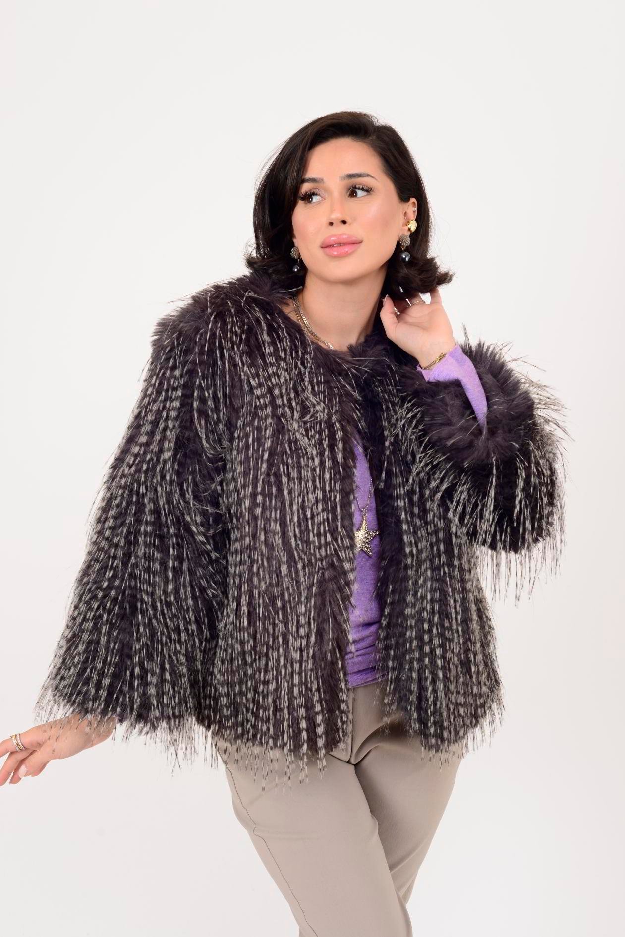 60946 VIOLA DÖKÜMLÜ KÜRK