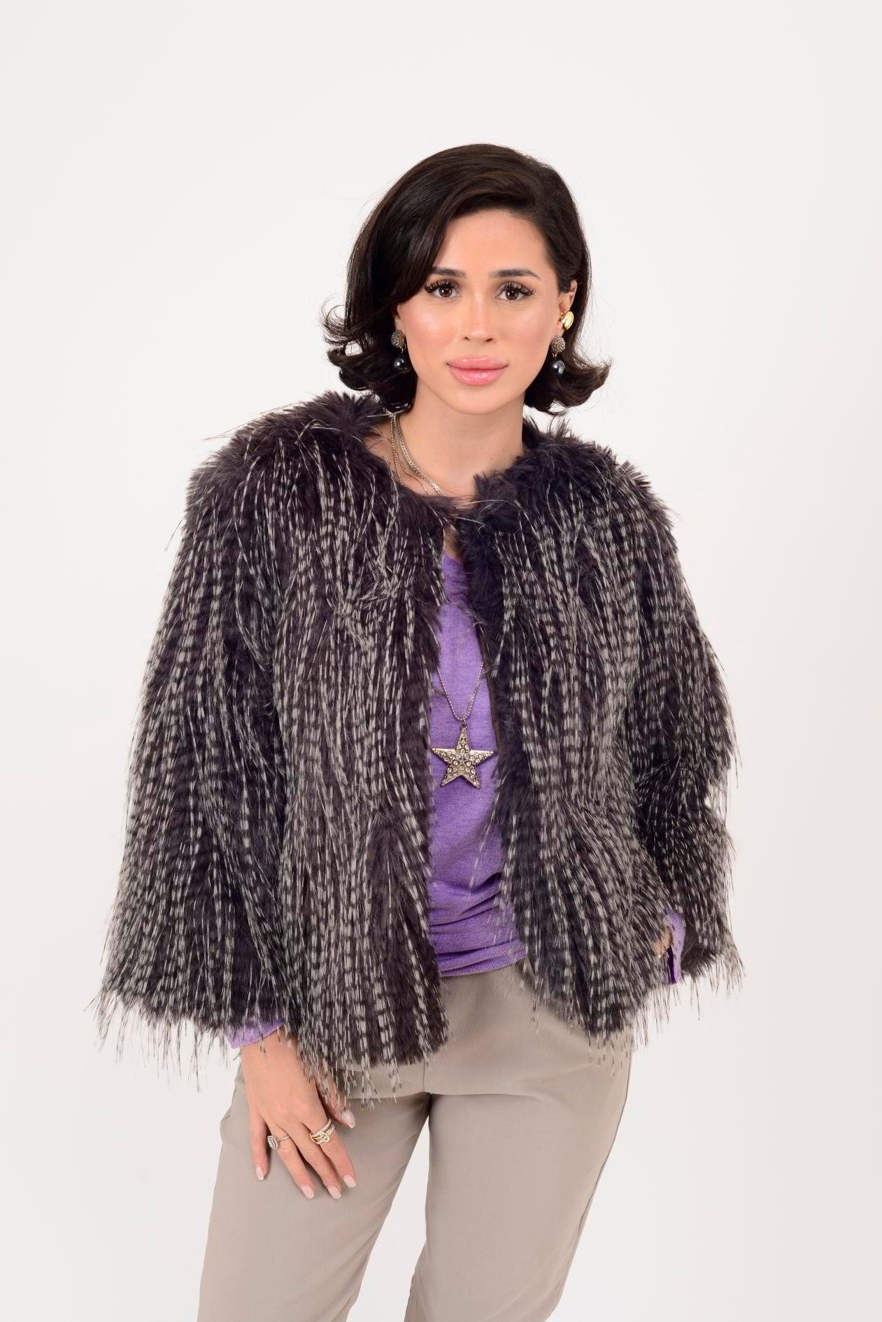 60946 VIOLA DÖKÜMLÜ KÜRK