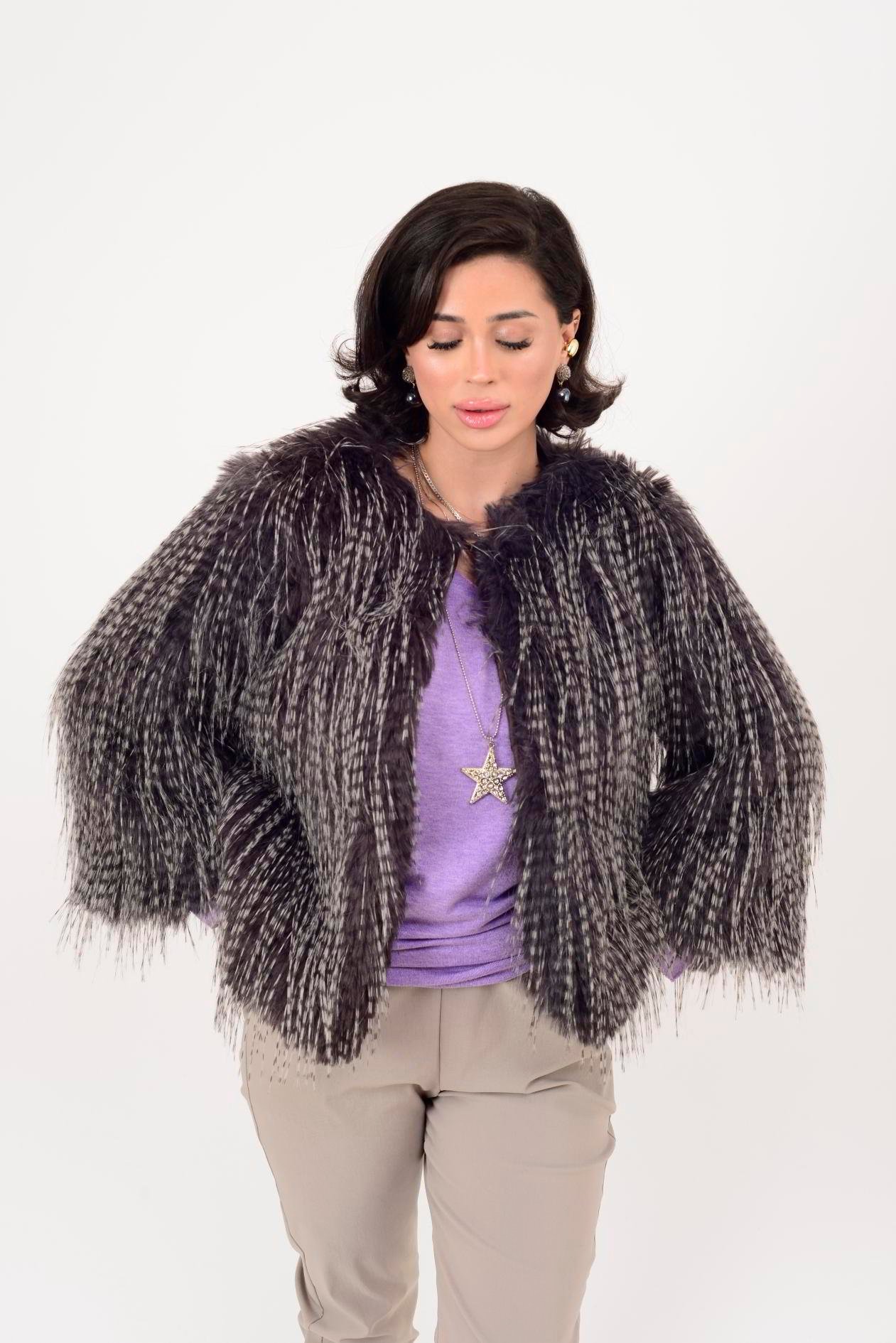 60946 VIOLA DÖKÜMLÜ KÜRK