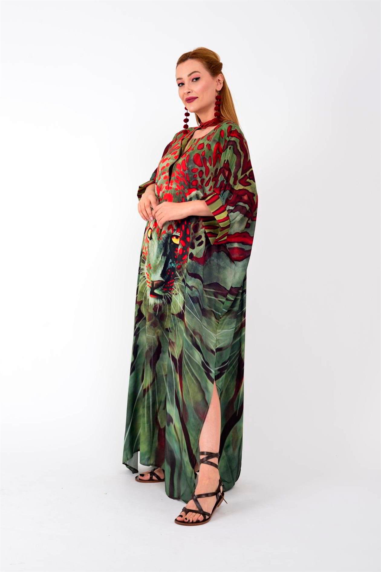 624 LEON DİJİTAL ELBİSE