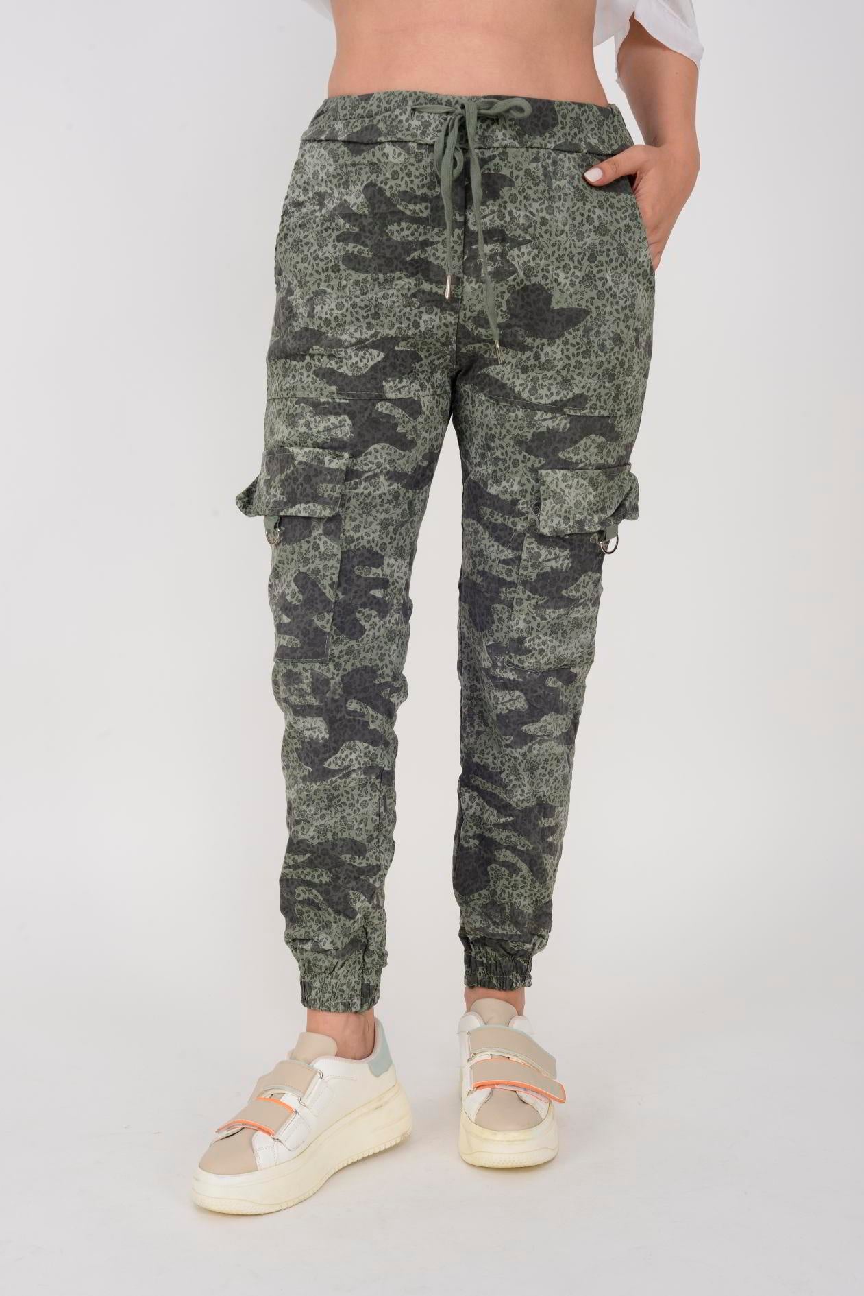 6261 KAMUFLAJ DESEN KARGO GABARDİN PANTOLON