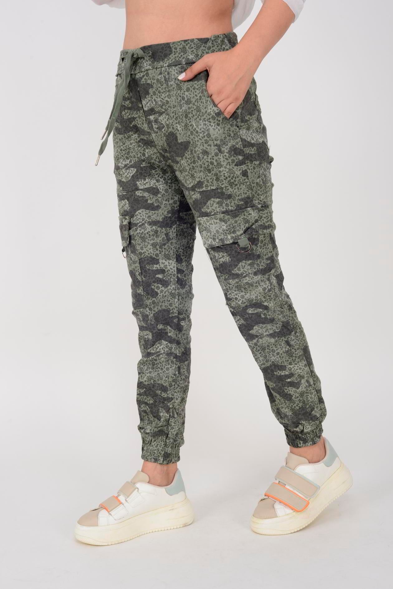 6261 KAMUFLAJ DESEN KARGO GABARDİN PANTOLON