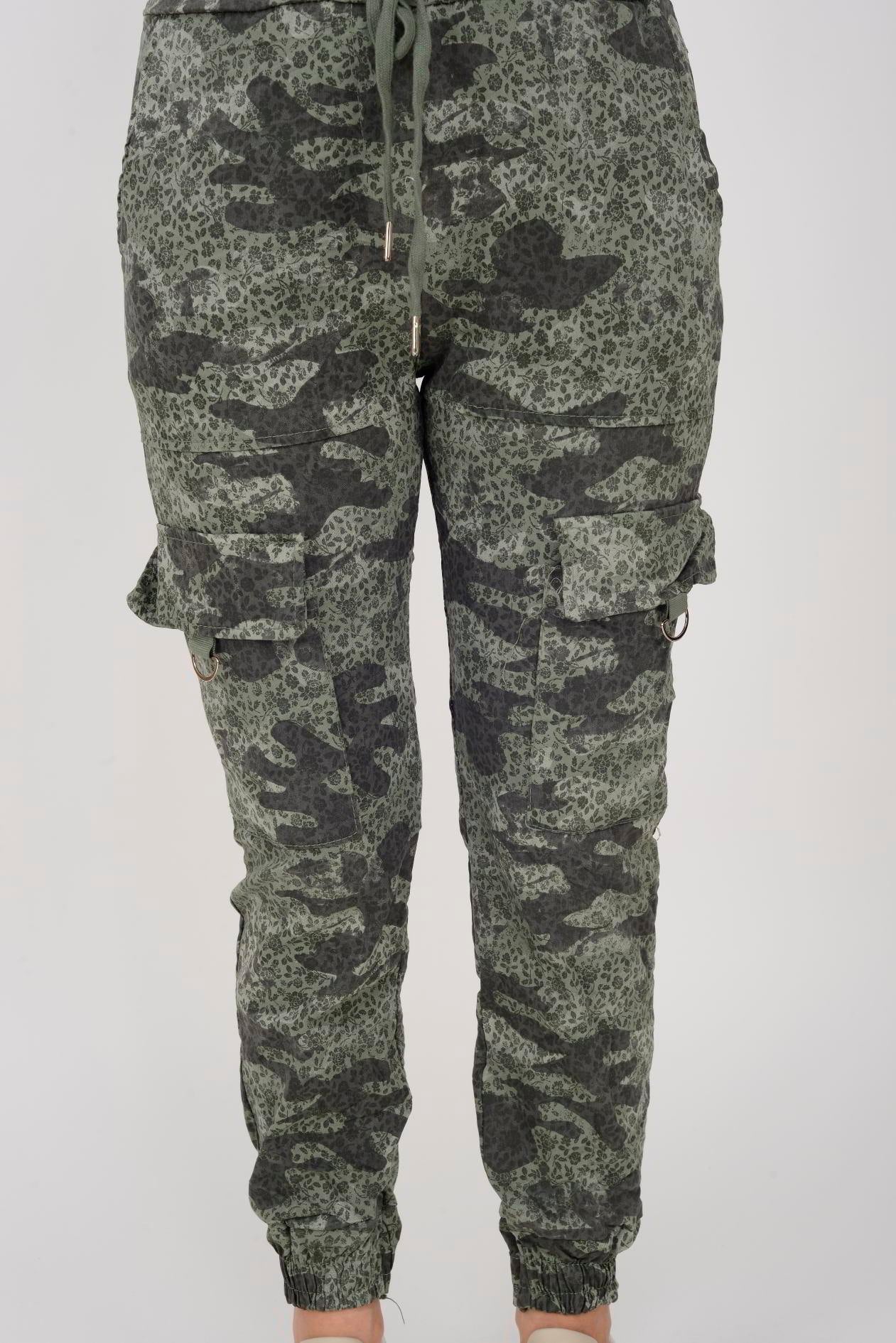 6261 KAMUFLAJ DESEN KARGO GABARDİN PANTOLON