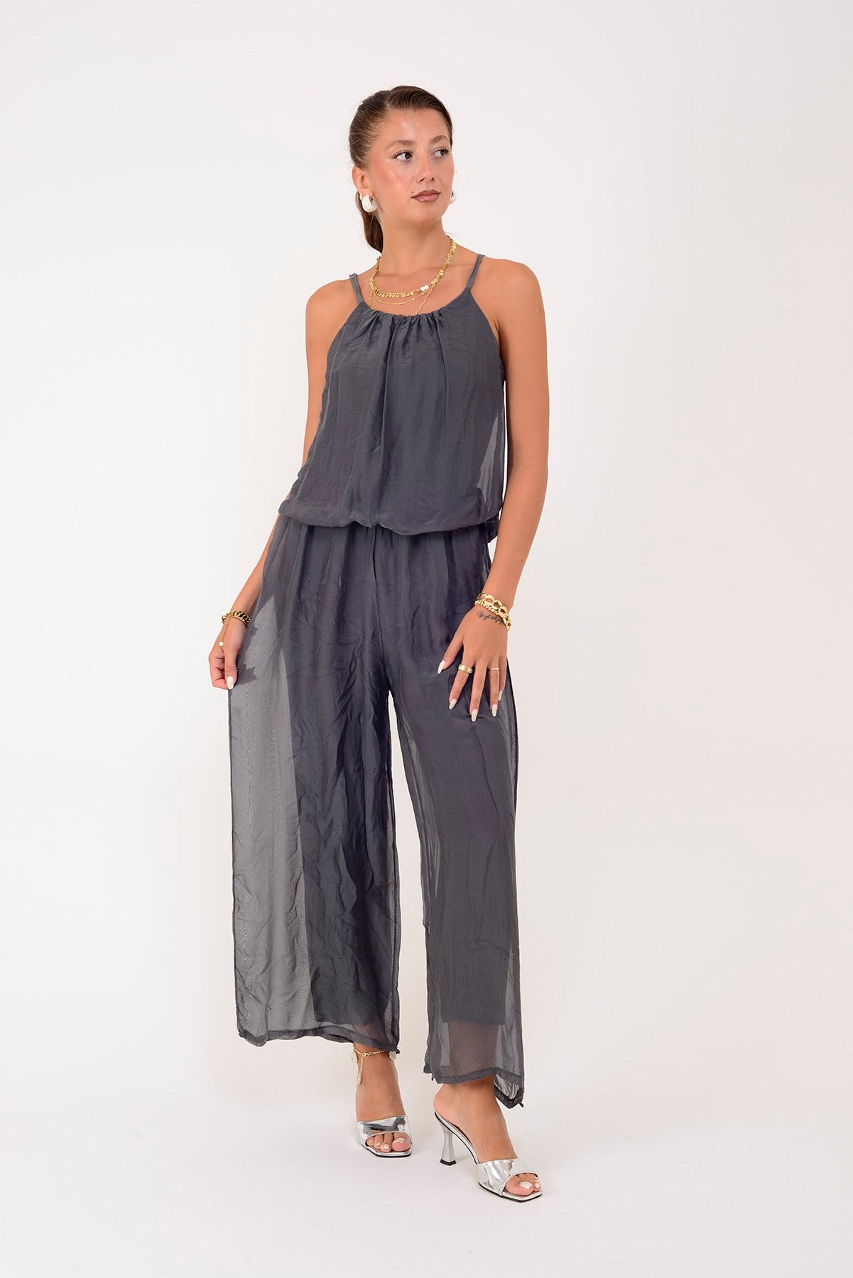 64926 BELİ LASTİKLİ ASKILI İPEK TULUM