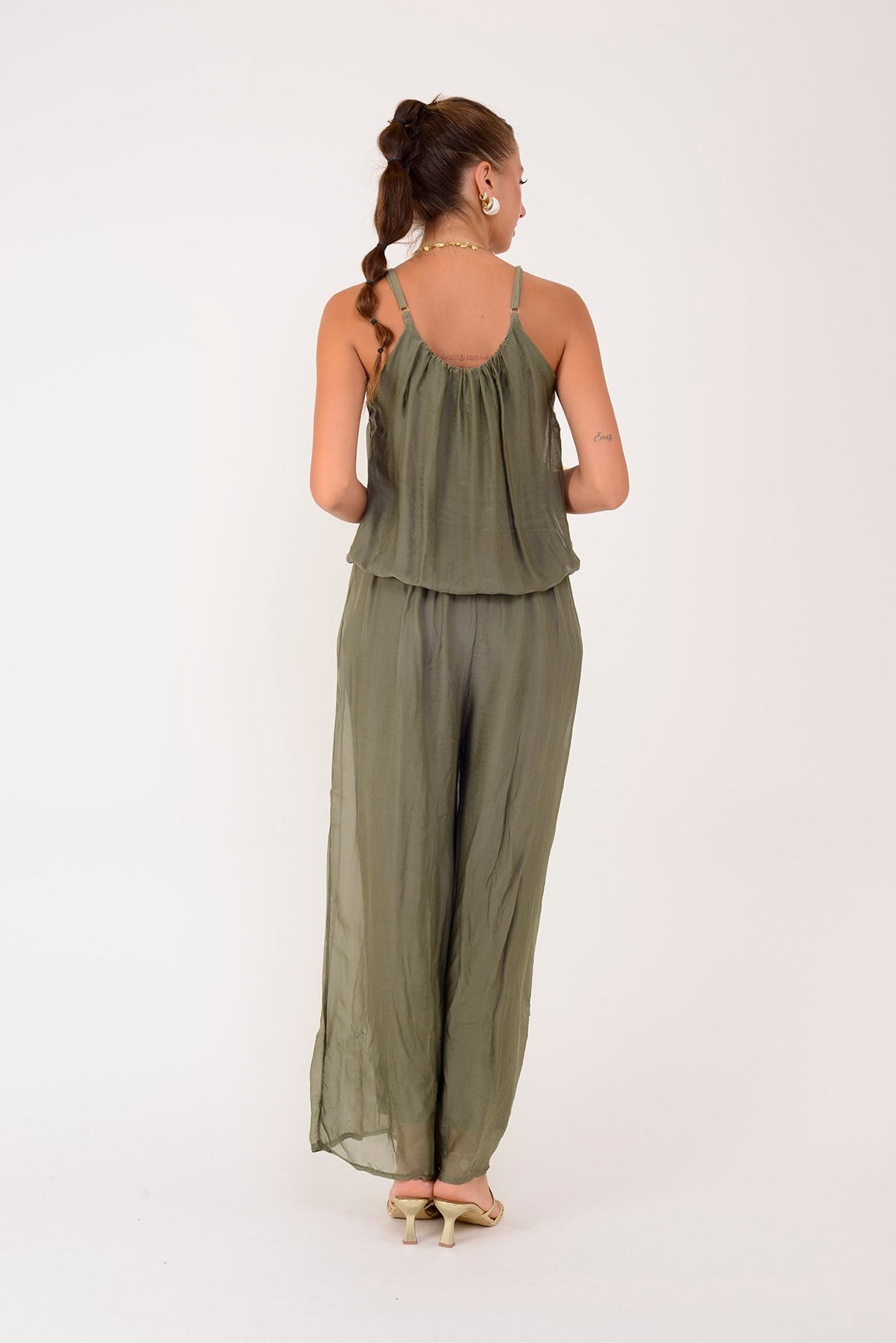 64926 BELİ LASTİKLİ ASKILI İPEK TULUM