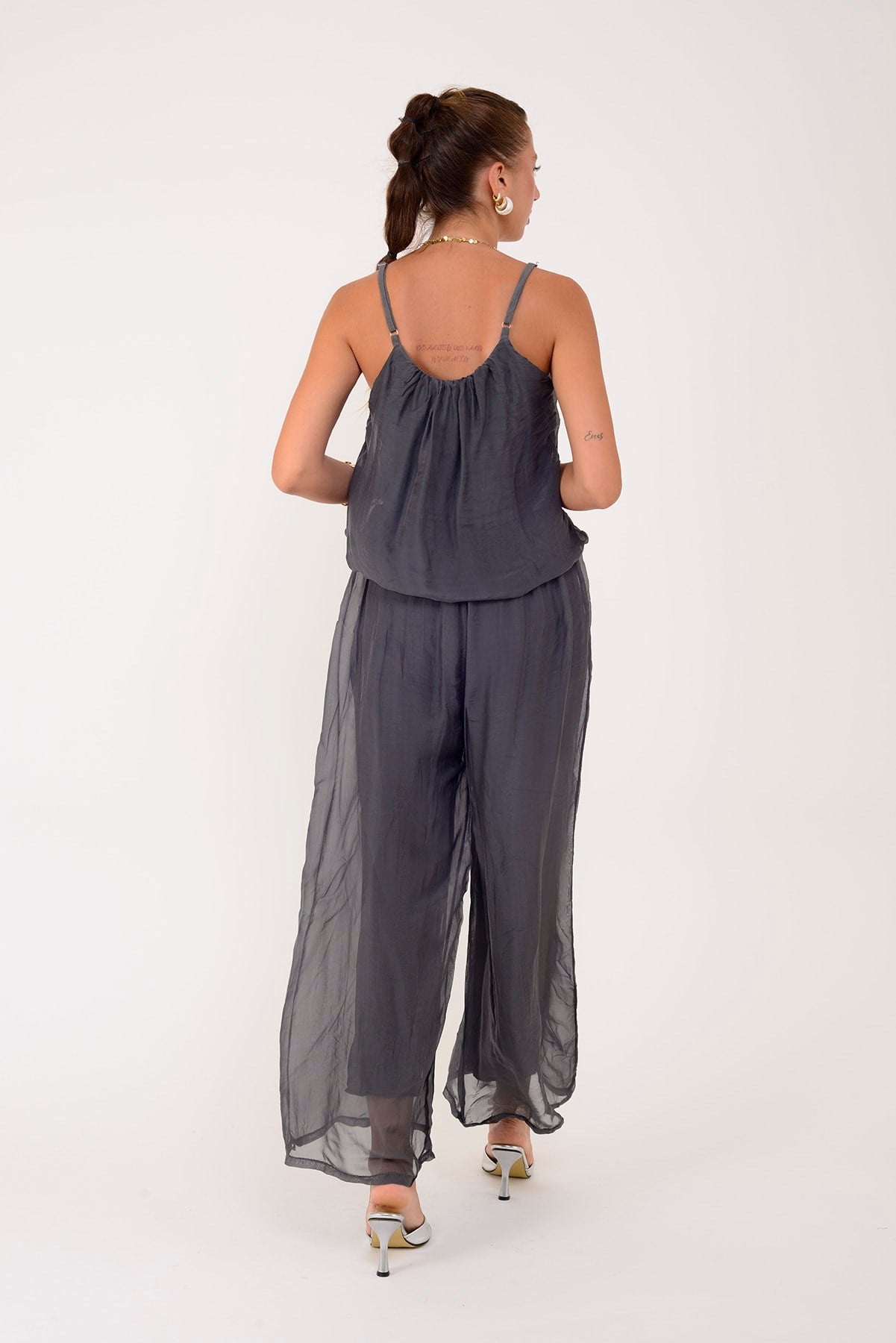 64926 BELİ LASTİKLİ ASKILI İPEK TULUM