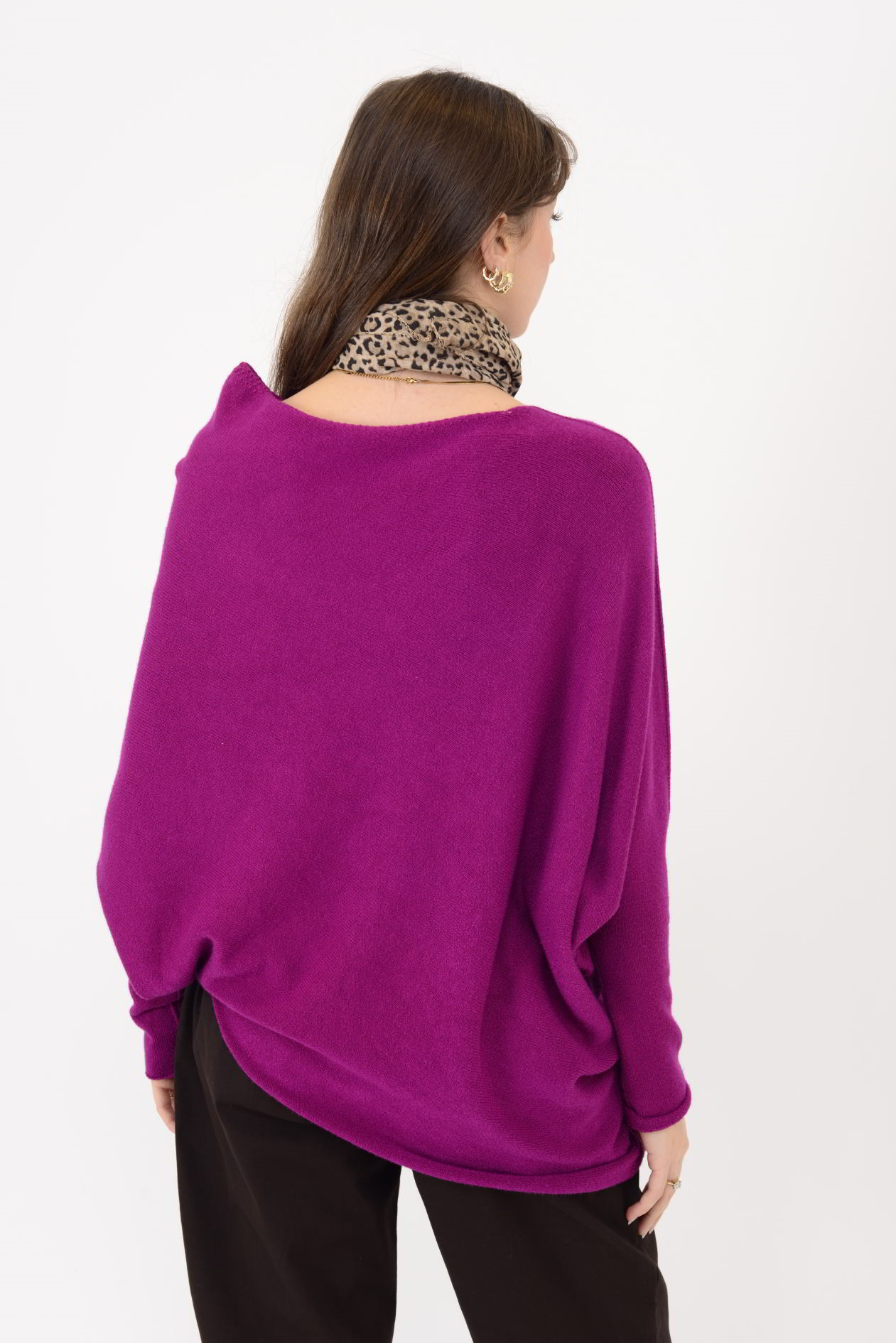 7109 TEK OMUZ ASİMETRİK KESİM TRİKO BLUZ