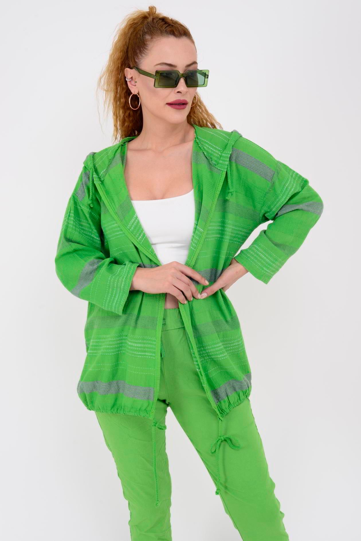 71352 LİNE KETEN CEKET