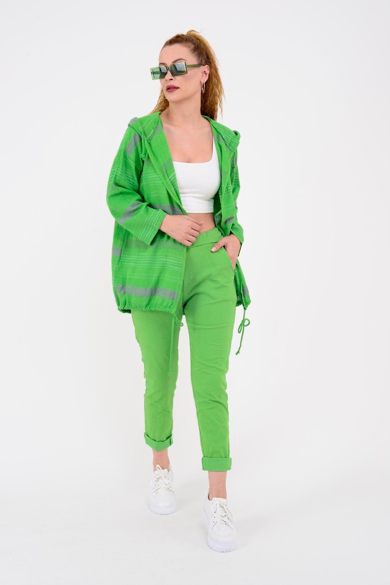 71352 LİNE KETEN CEKET