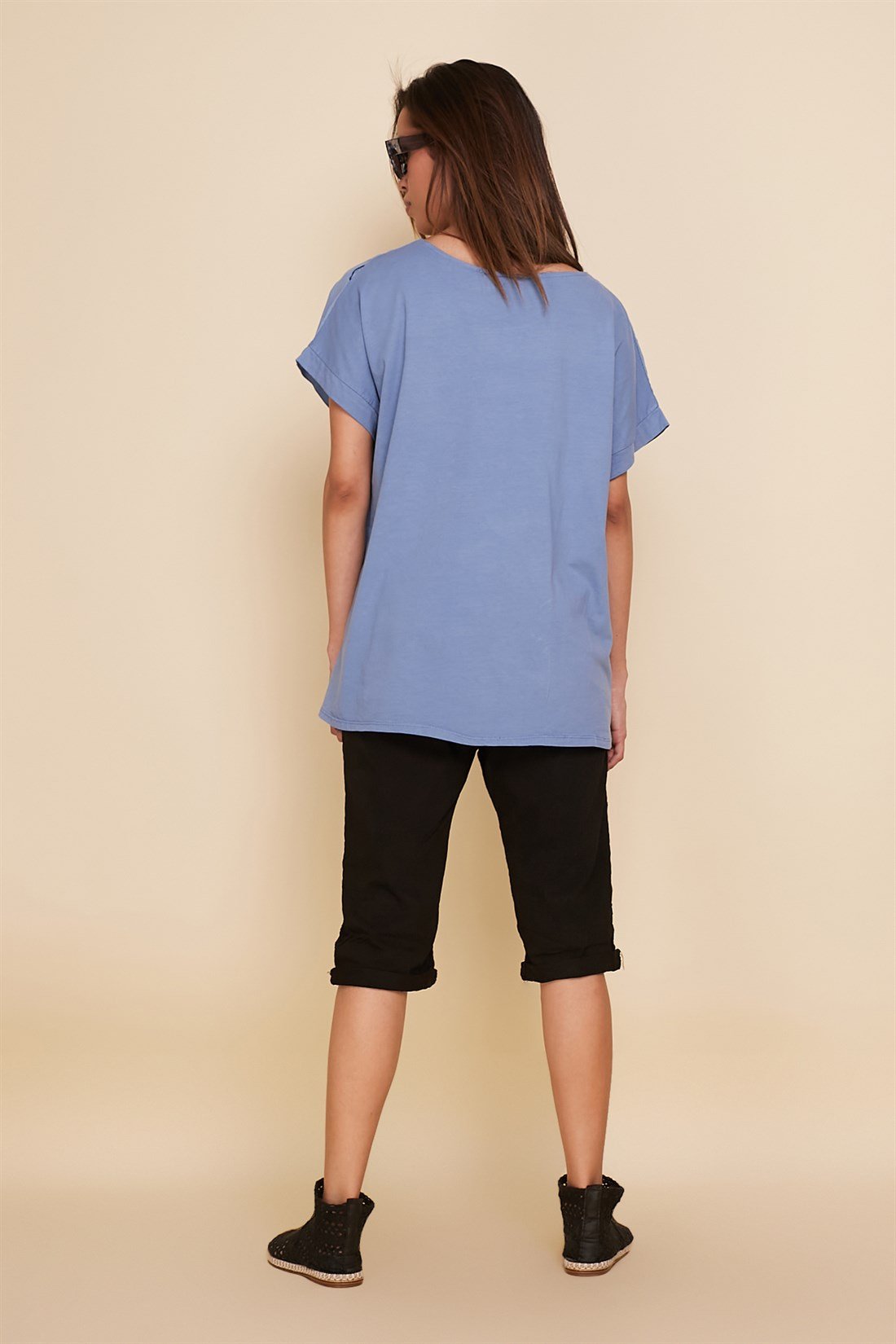 71803 YAPRAK İŞLEME BLUZ