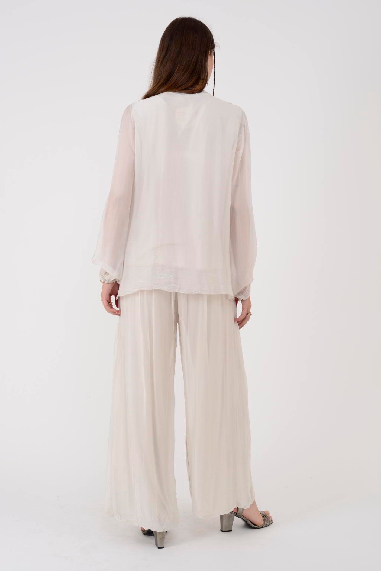 7322 COSTELLO FIRFIR DETAYLI 2'Lİ İPEK TAKIM