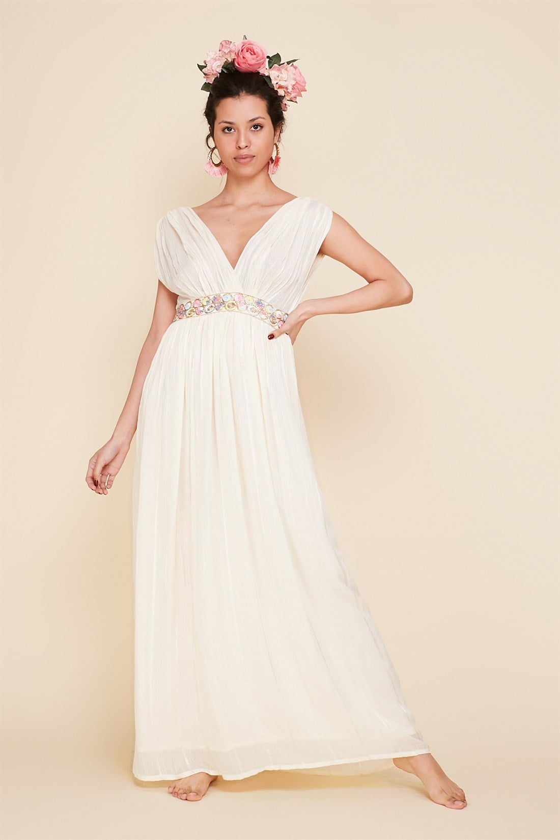 7350 HELEN UZUN ELBİSE