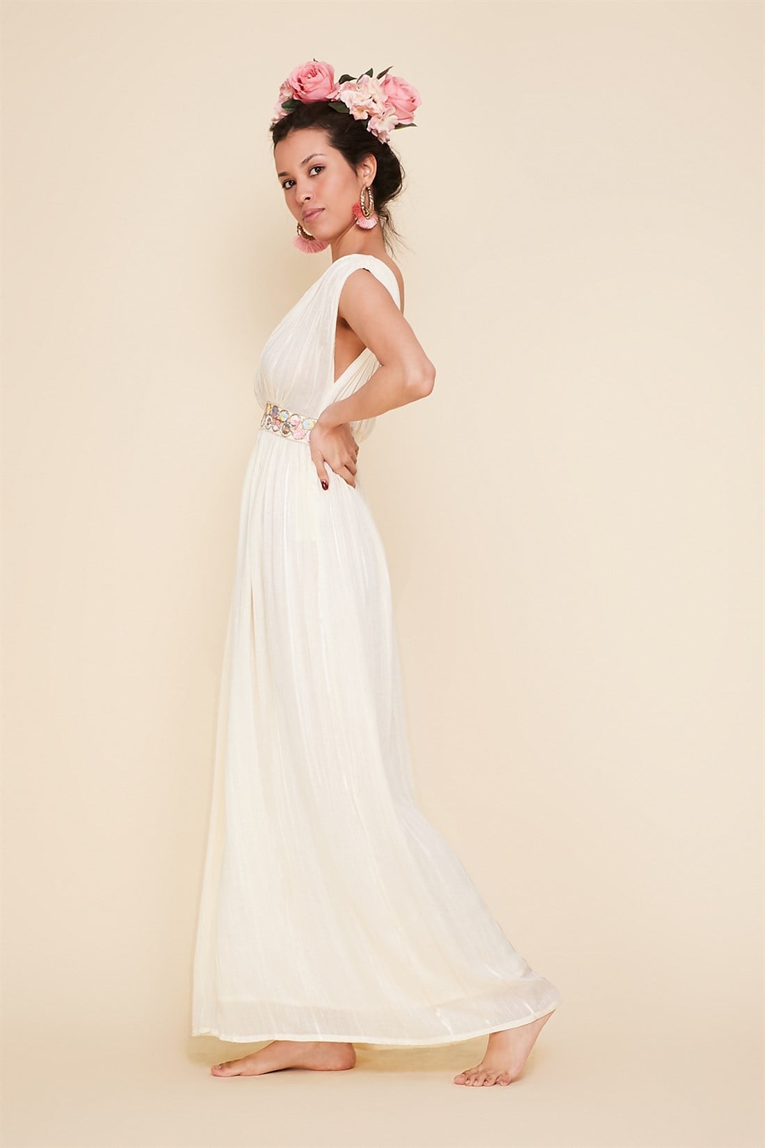7350 HELEN UZUN ELBİSE