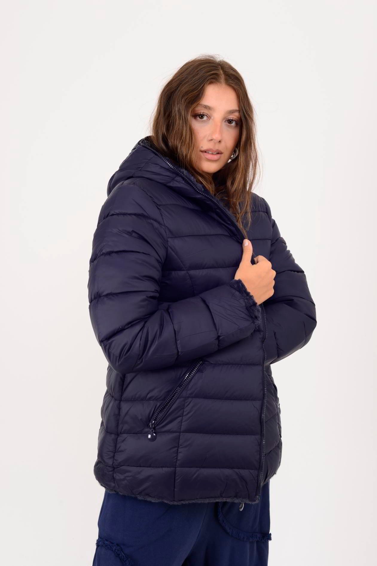 755 TWIN KÜRK DETAYLI ÇİFT TARAFLI MONT