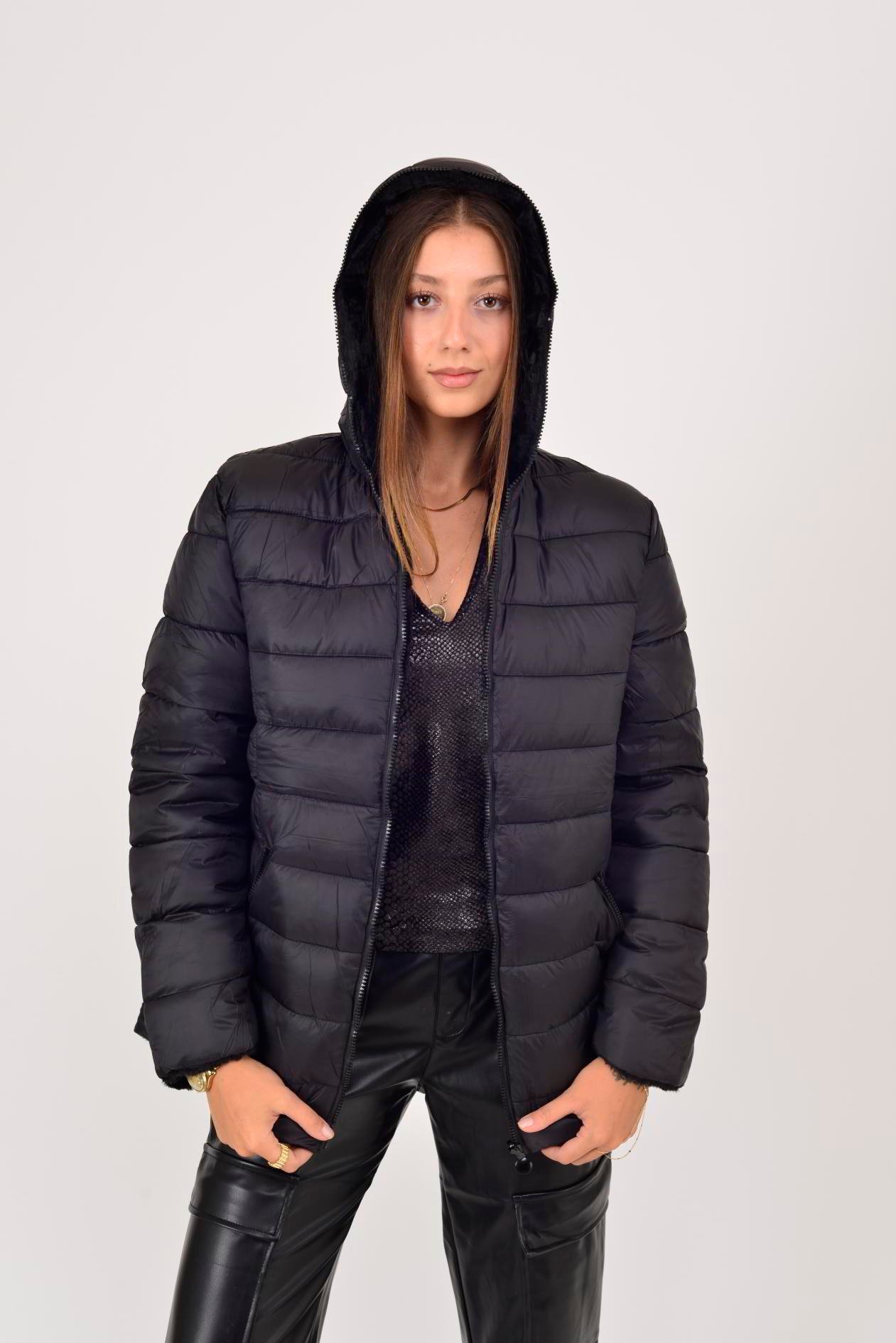 755 TWIN KÜRK DETAYLI ÇİFT TARAFLI MONT