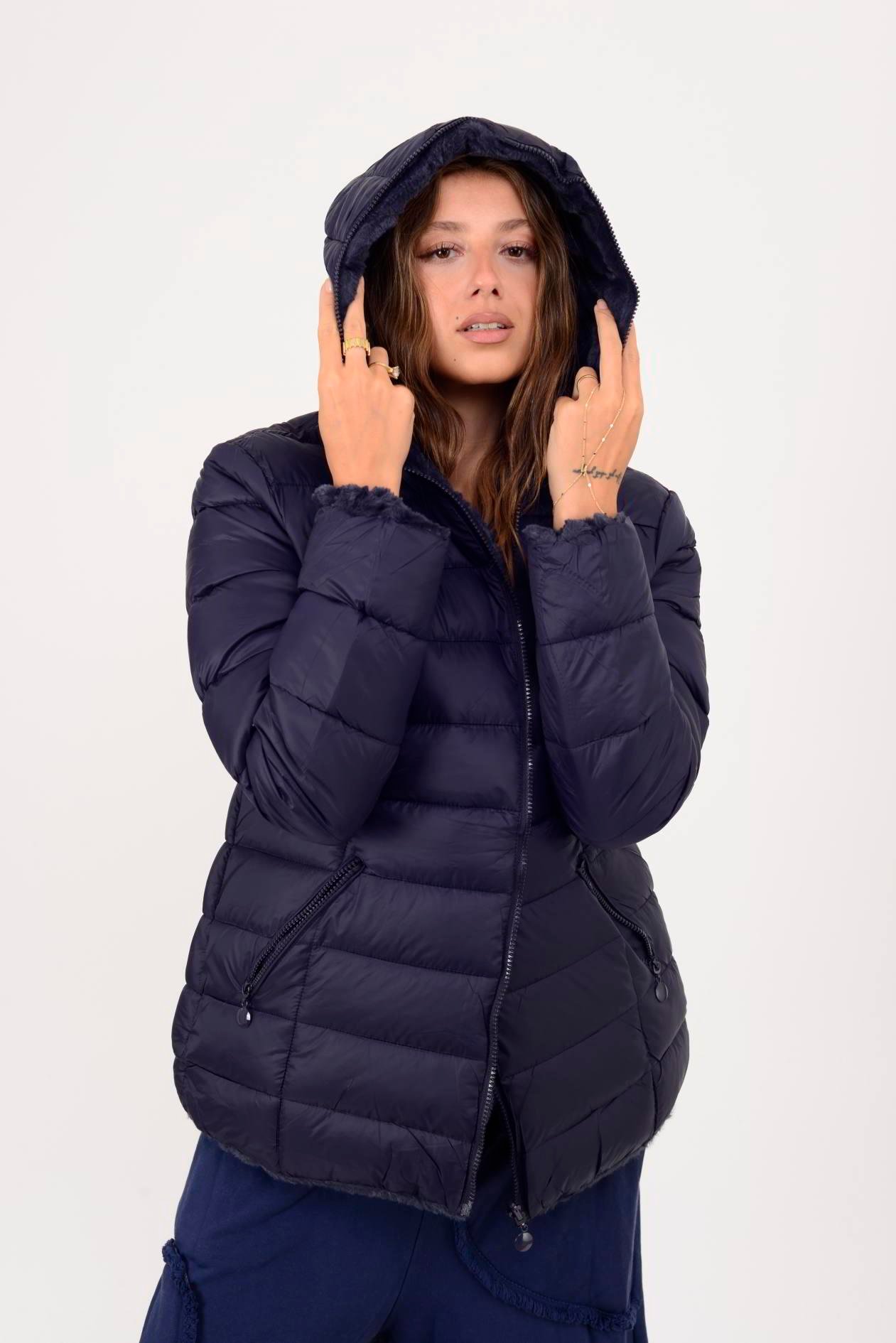 755 TWIN KÜRK DETAYLI ÇİFT TARAFLI MONT