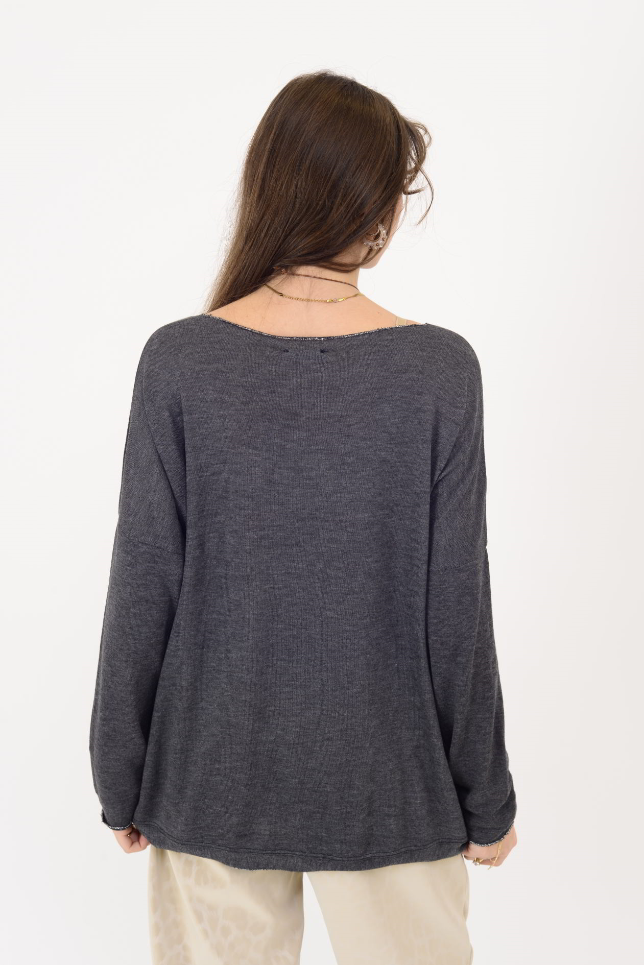 7646 CEP DETAYLI SİMLİ BLUZ