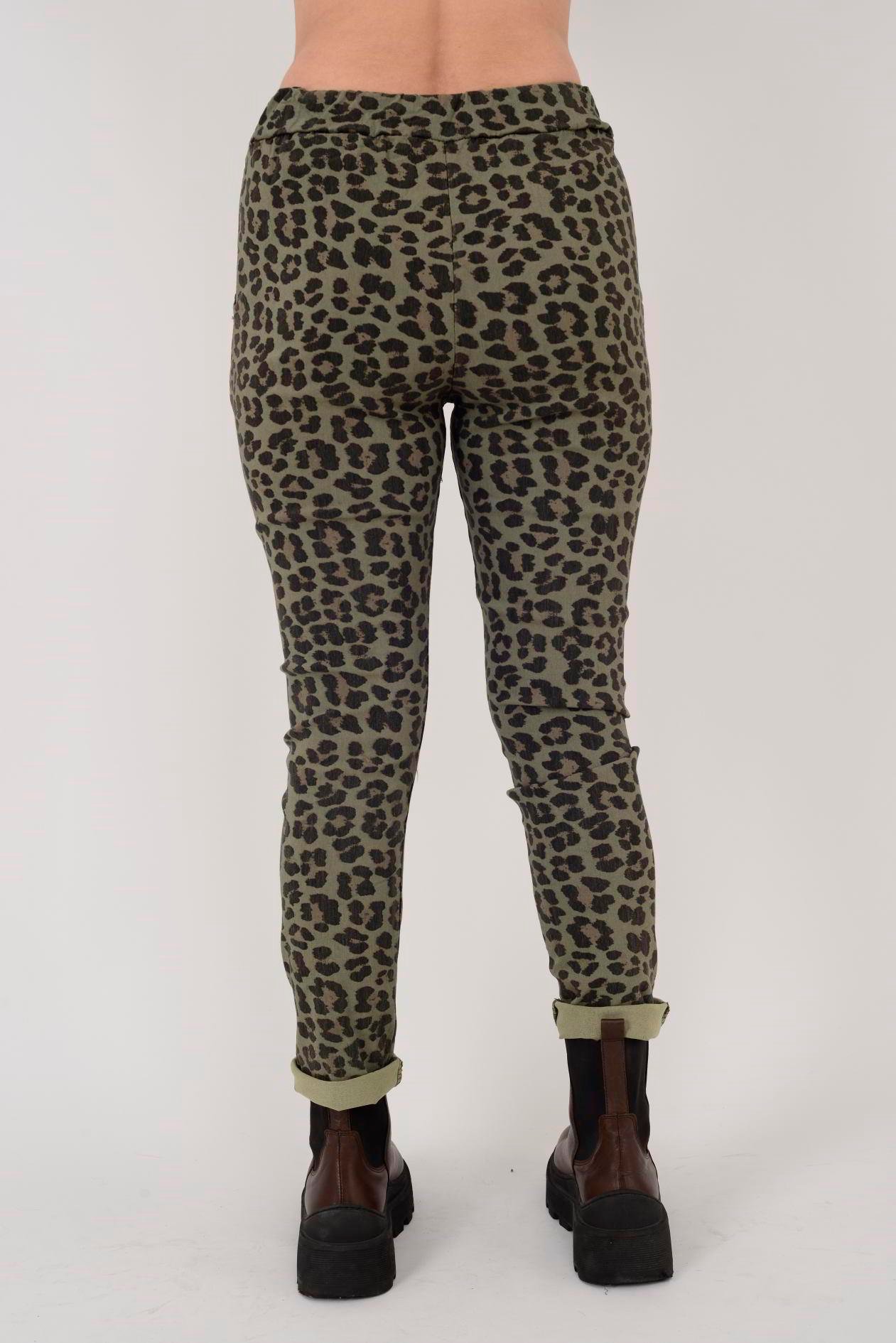 8115 LEOPAR DESEN PANTOLON