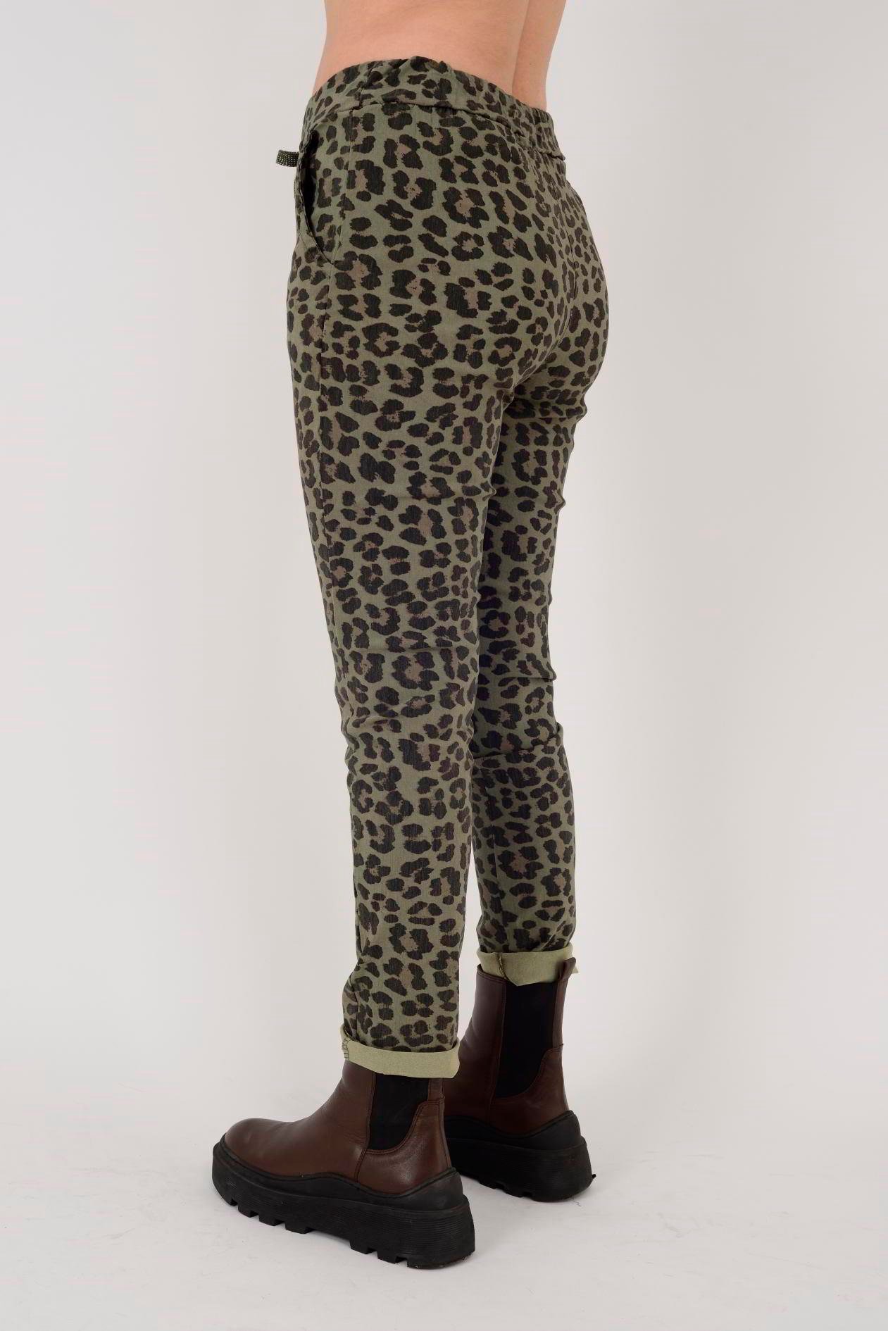 8115 LEOPAR DESEN PANTOLON