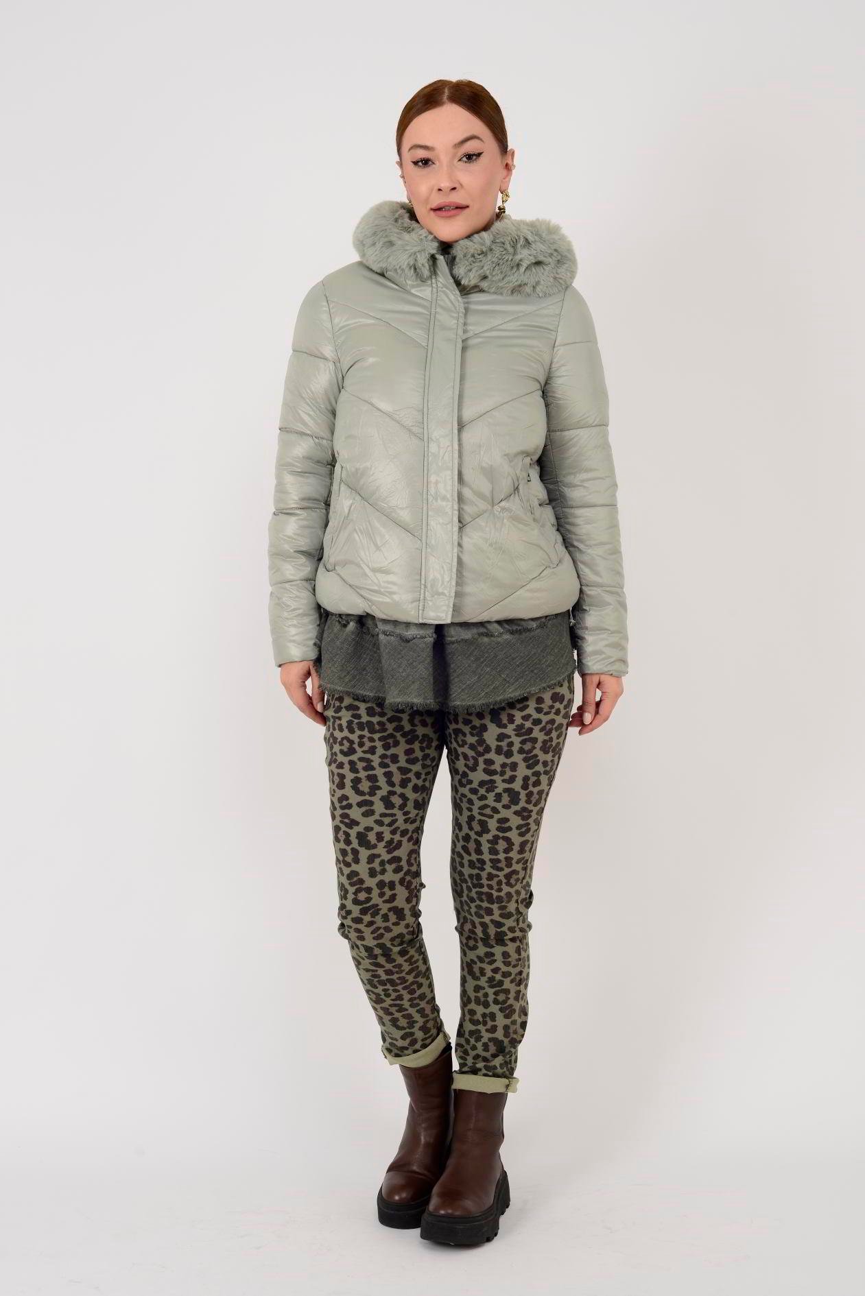8115 LEOPAR DESEN PANTOLON