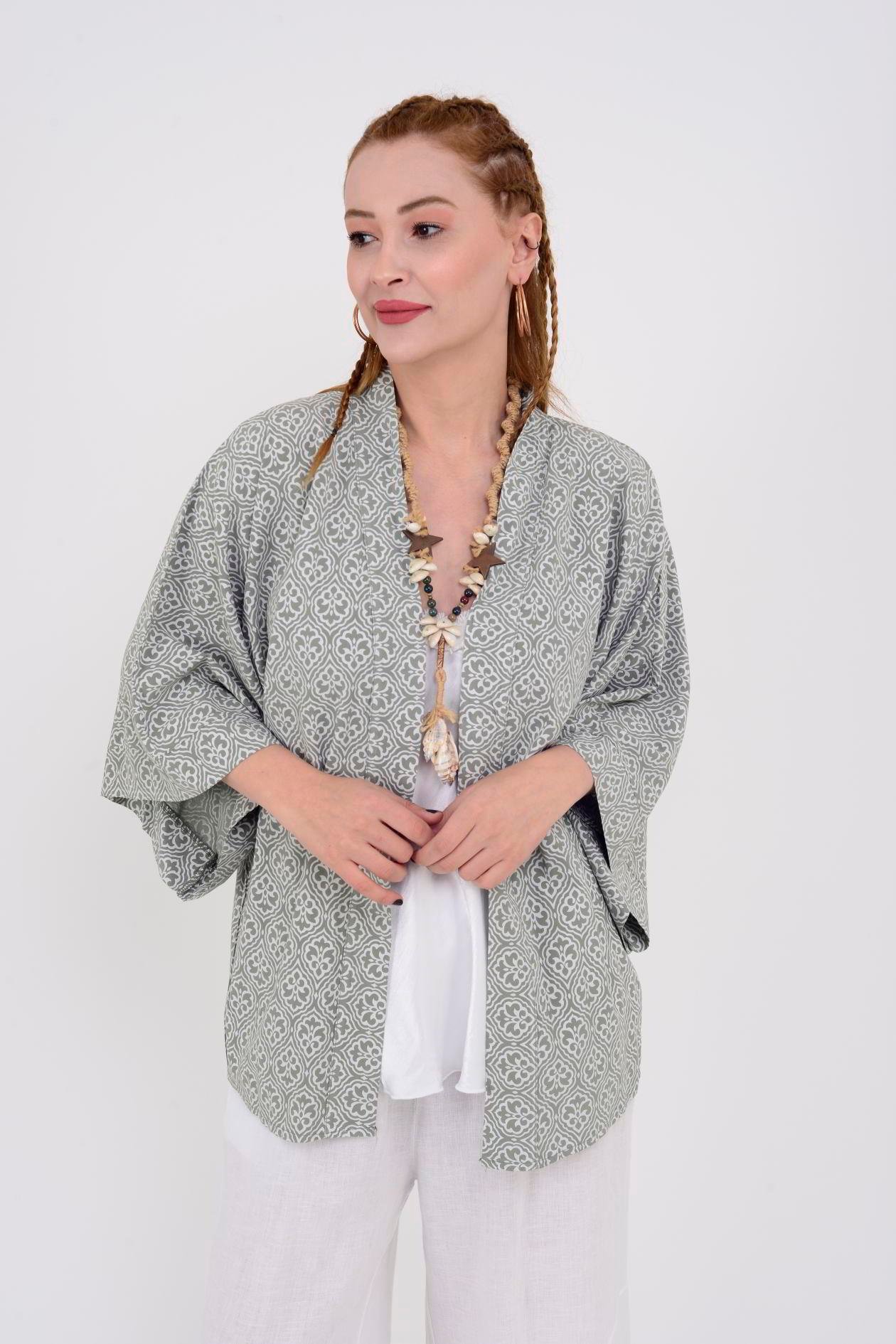 8155 DAMASK DESEN CEKET