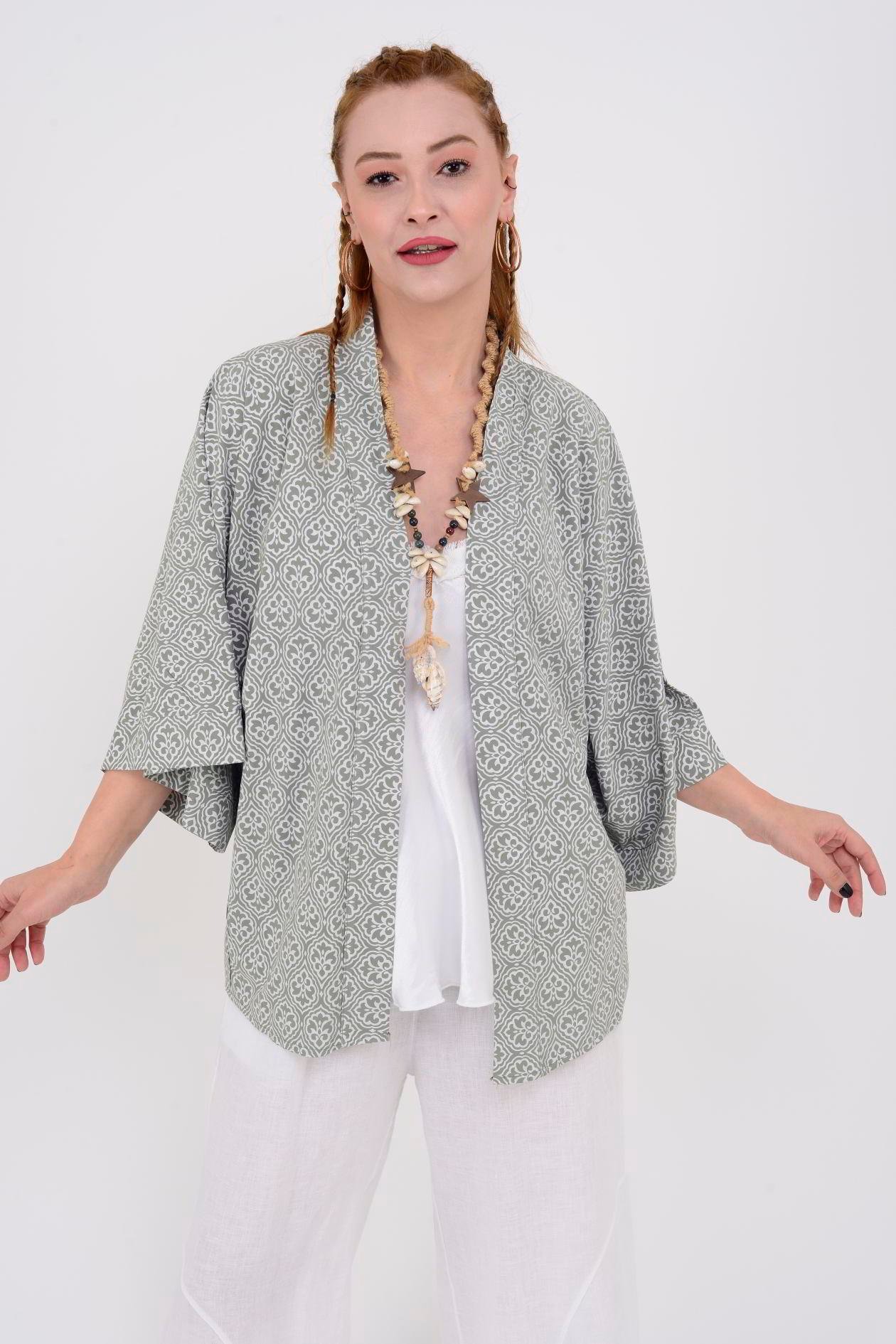 8155 DAMASK DESEN CEKET