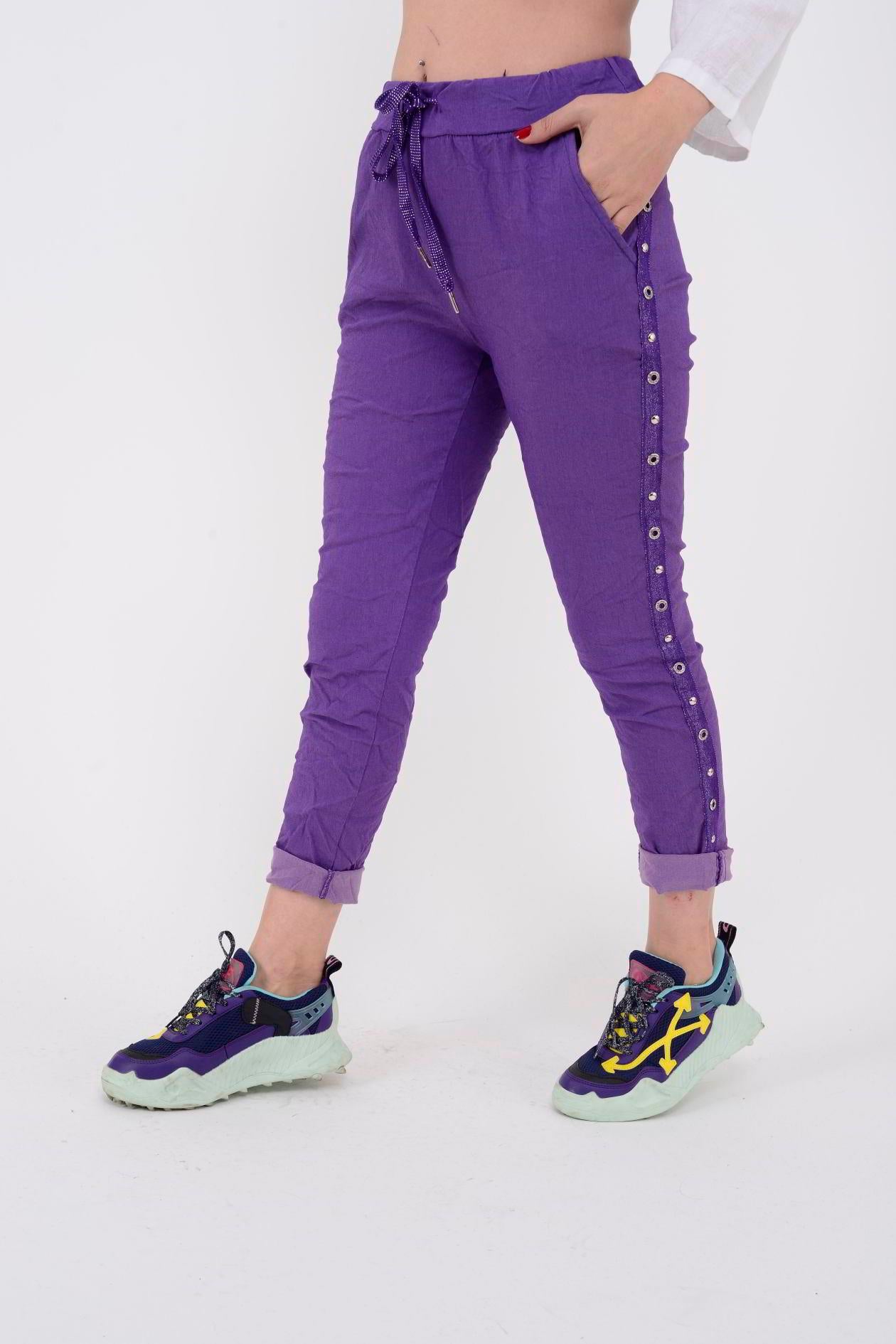 8162 ZIMBA DETAYLI GABARDİN PANTOLON