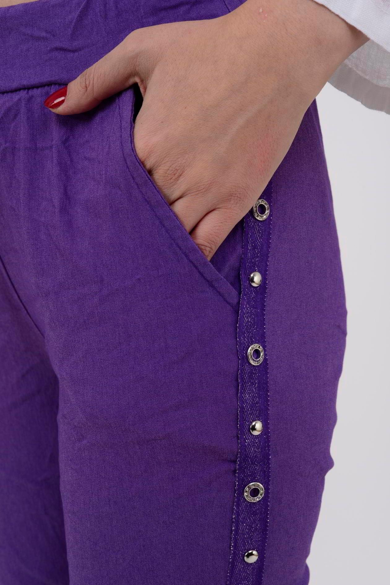 8162 ZIMBA DETAYLI GABARDİN PANTOLON