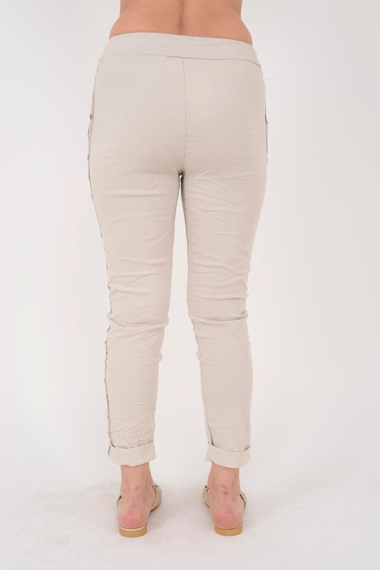 8162 ZIMBA DETAYLI GABARDİN PANTOLON