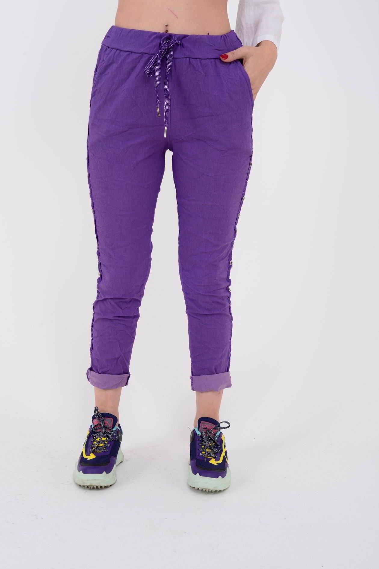 8162 ZIMBA DETAYLI GABARDİN PANTOLON
