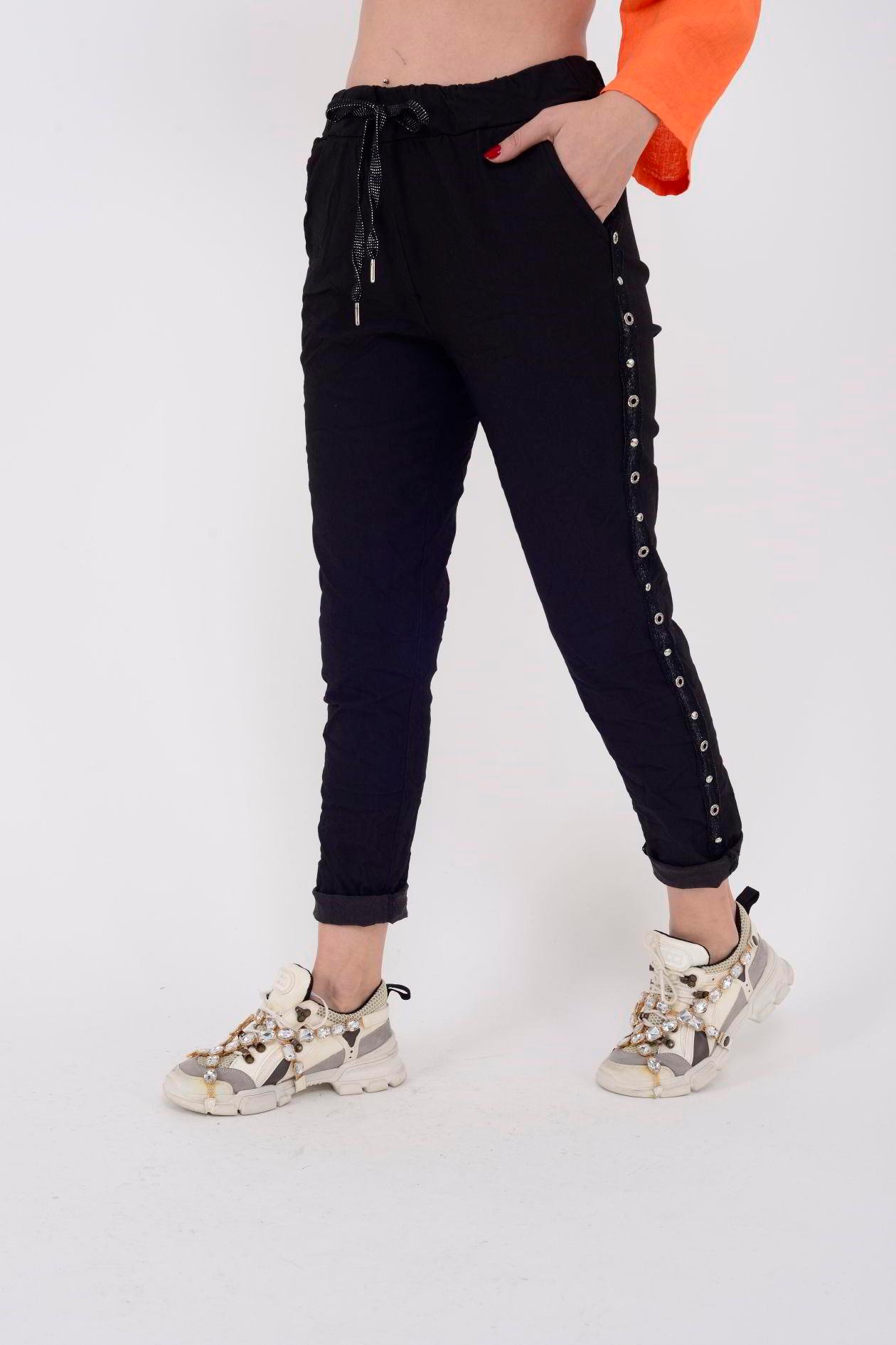 8162 ZIMBA DETAYLI GABARDİN PANTOLON