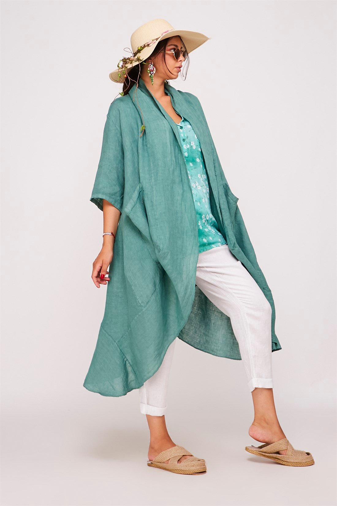 8248 VOLANLI KETEN CEKET