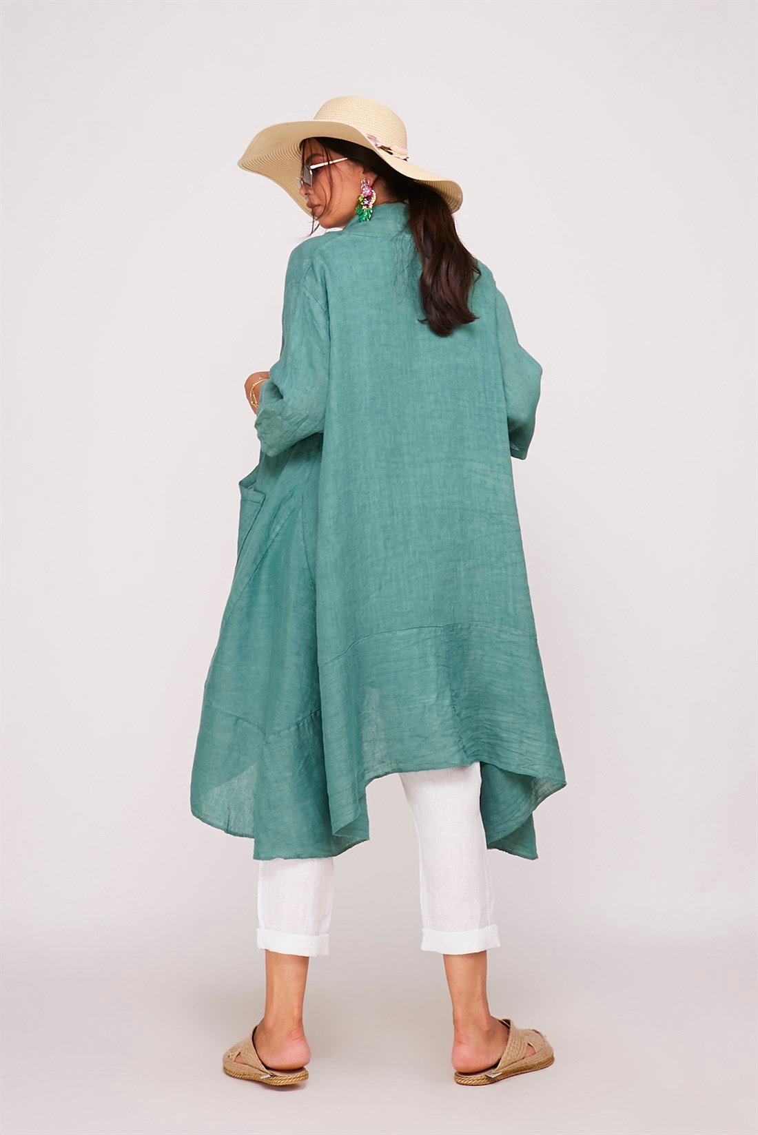 8248 VOLANLI KETEN CEKET