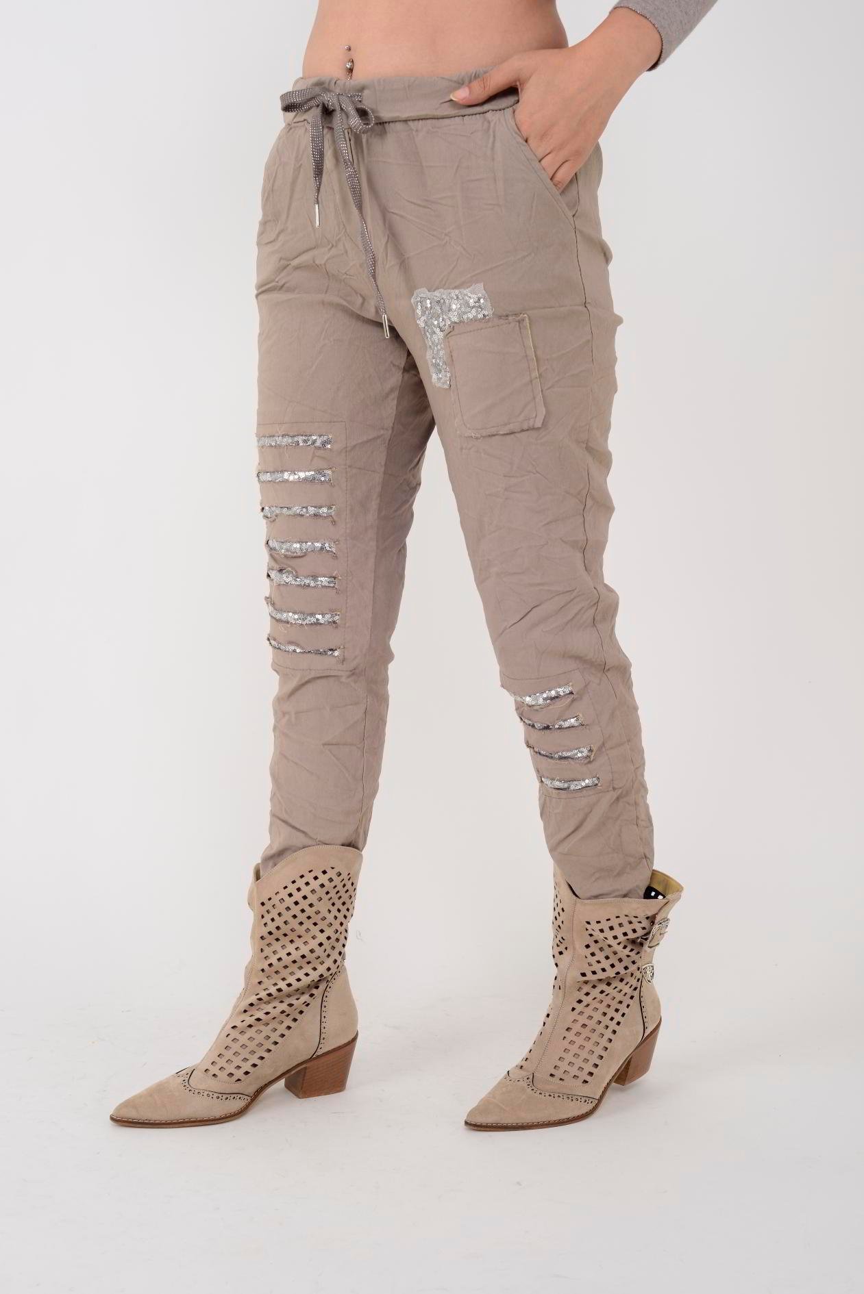 8342 PAYET DETAYLI GABARDİN PANTOLON