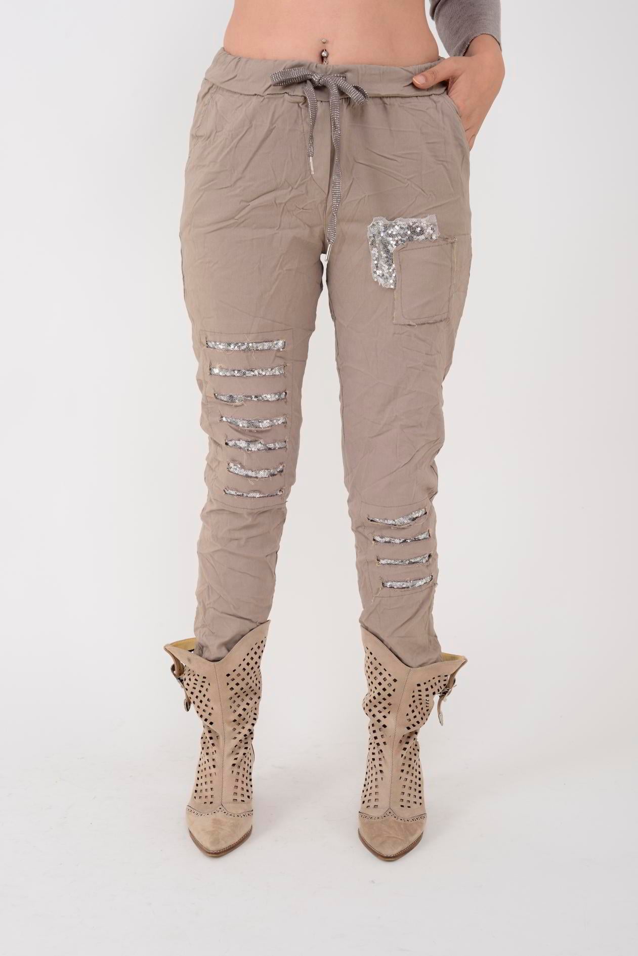 8342 PAYET DETAYLI GABARDİN PANTOLON