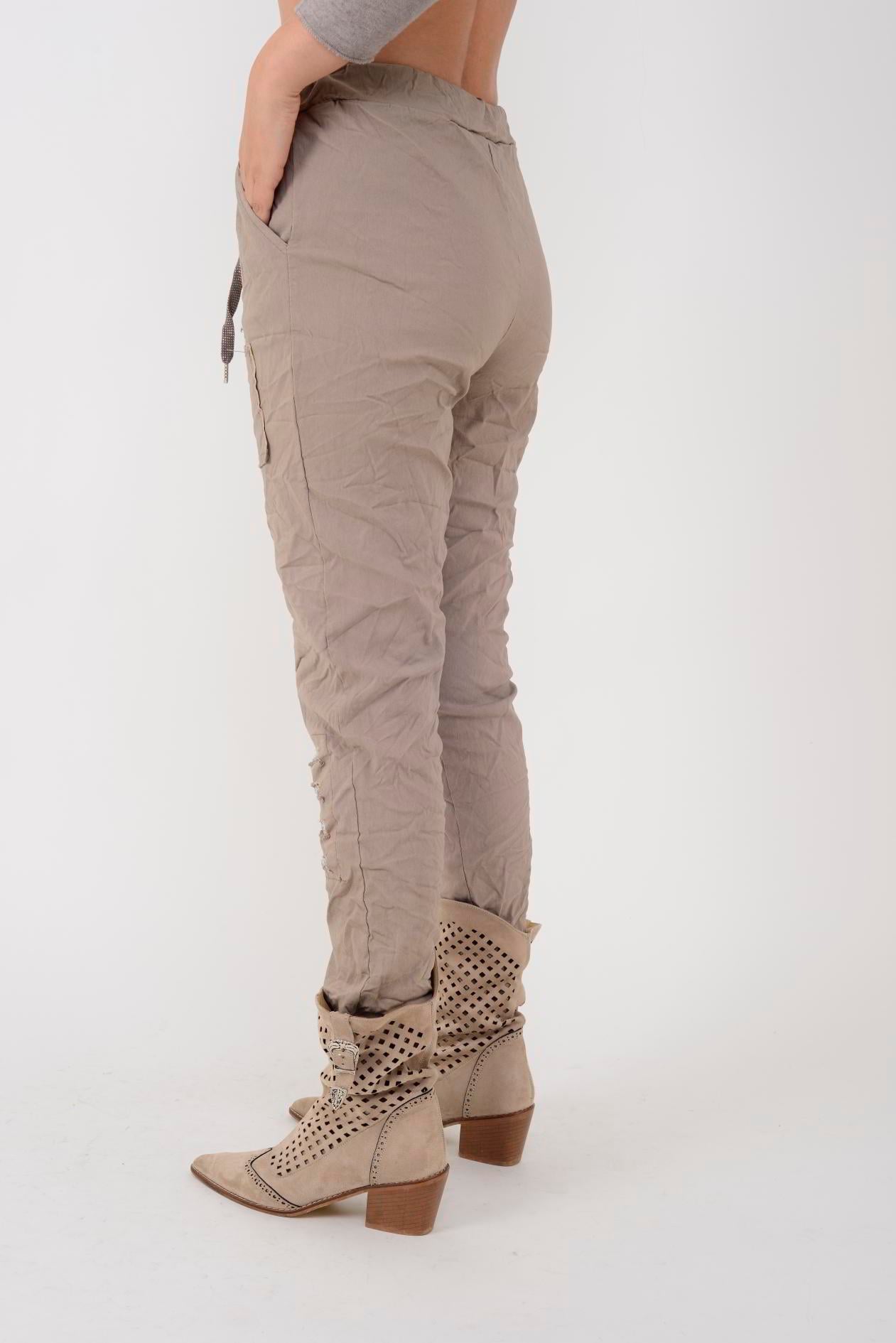 8342 PAYET DETAYLI GABARDİN PANTOLON