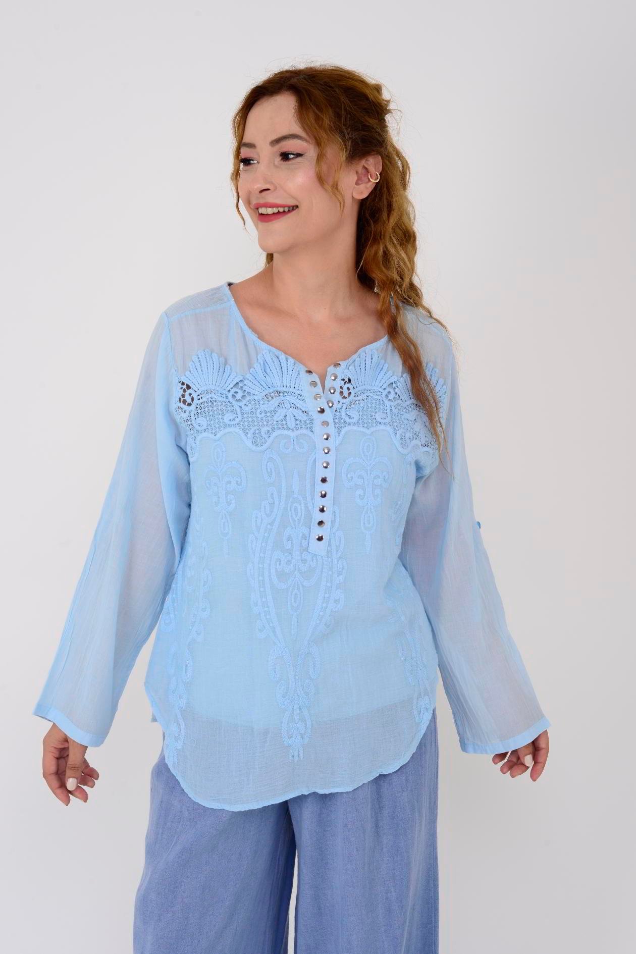 83637 PUL DANTEL DETAY BLUZ